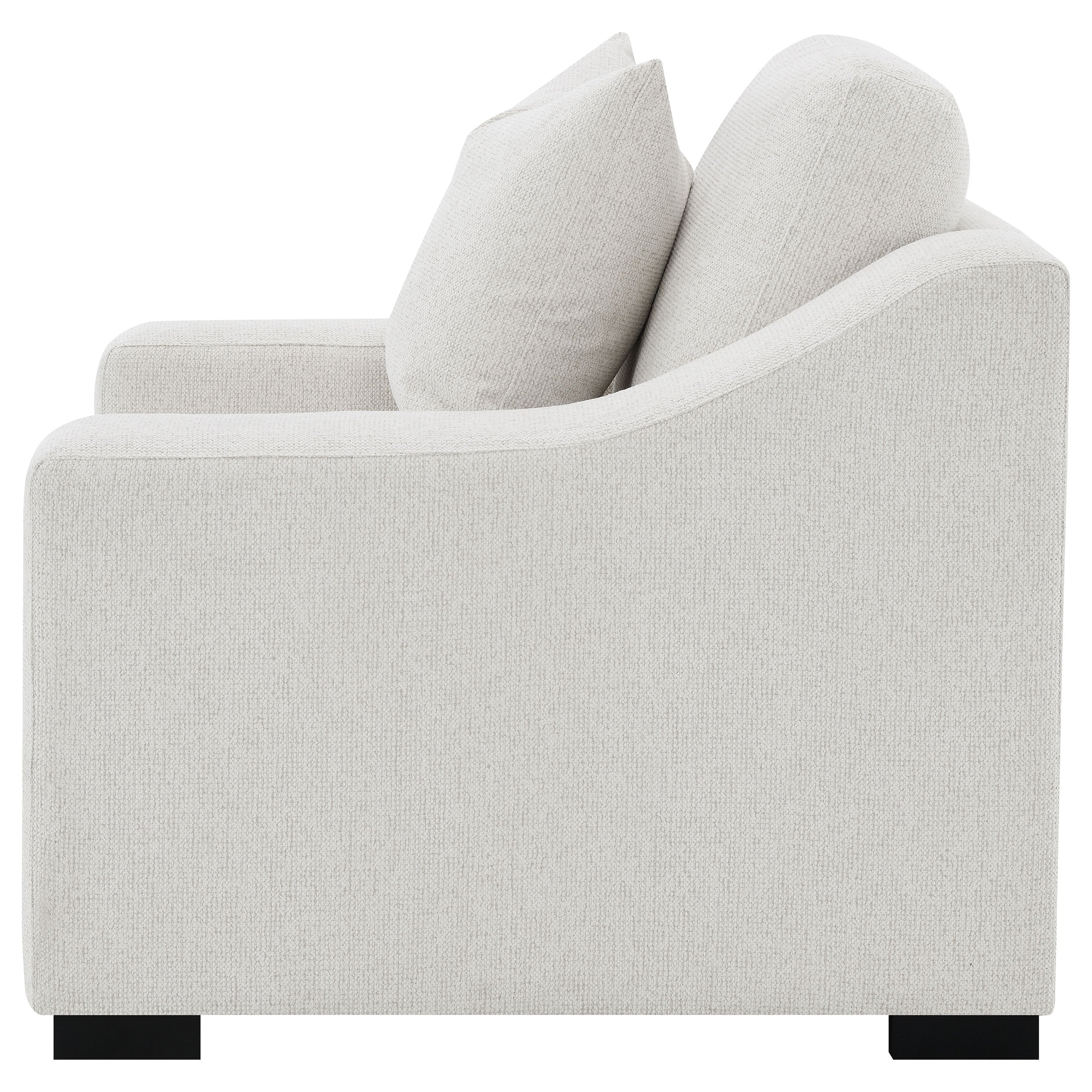 Ashlyn Upholstered Sloped Arm Accent Chair - Image 12