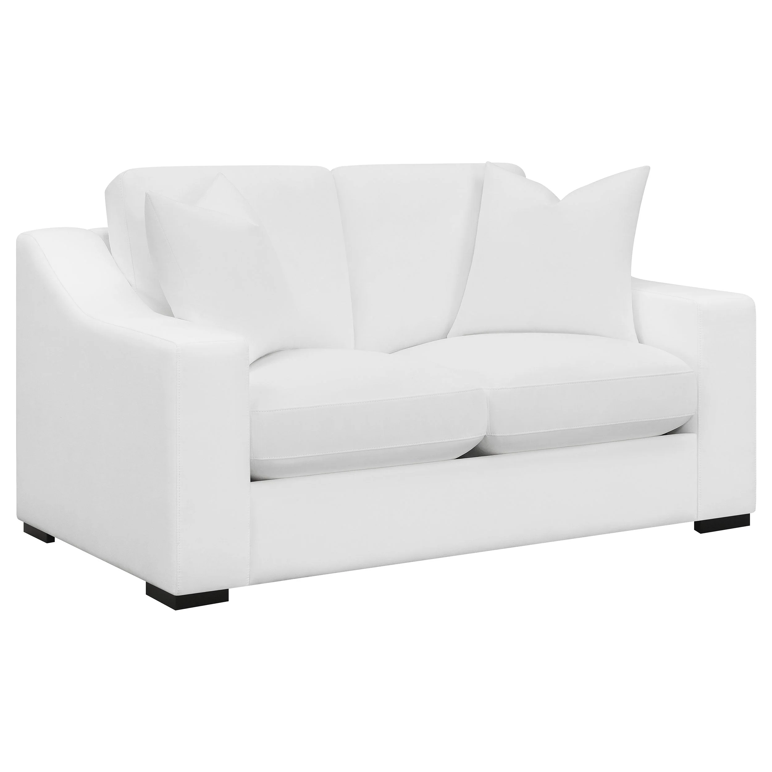 Ashlyn Upholstered Sloped Arm Loveseat - Image 3