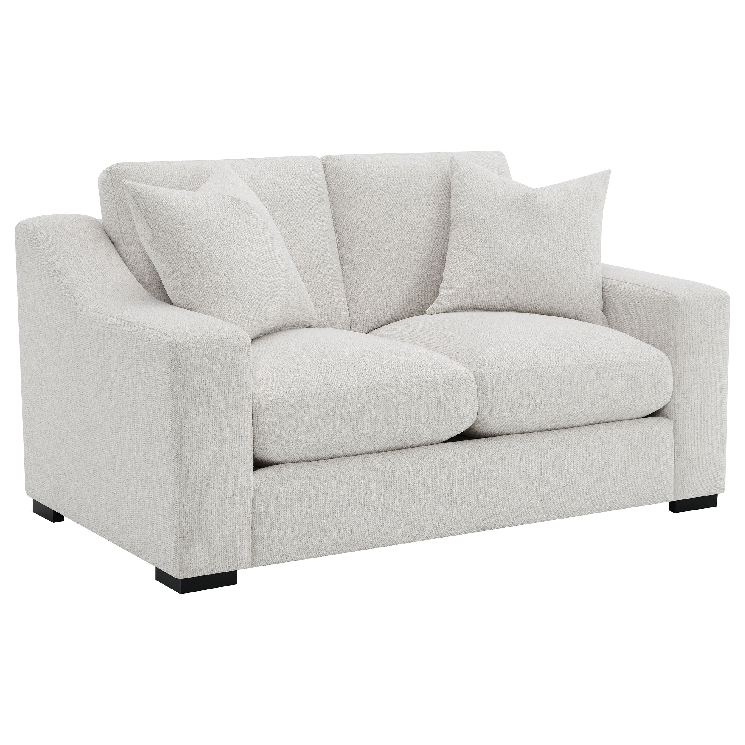 Ashlyn Upholstered Sloped Arm Loveseat - Image 4