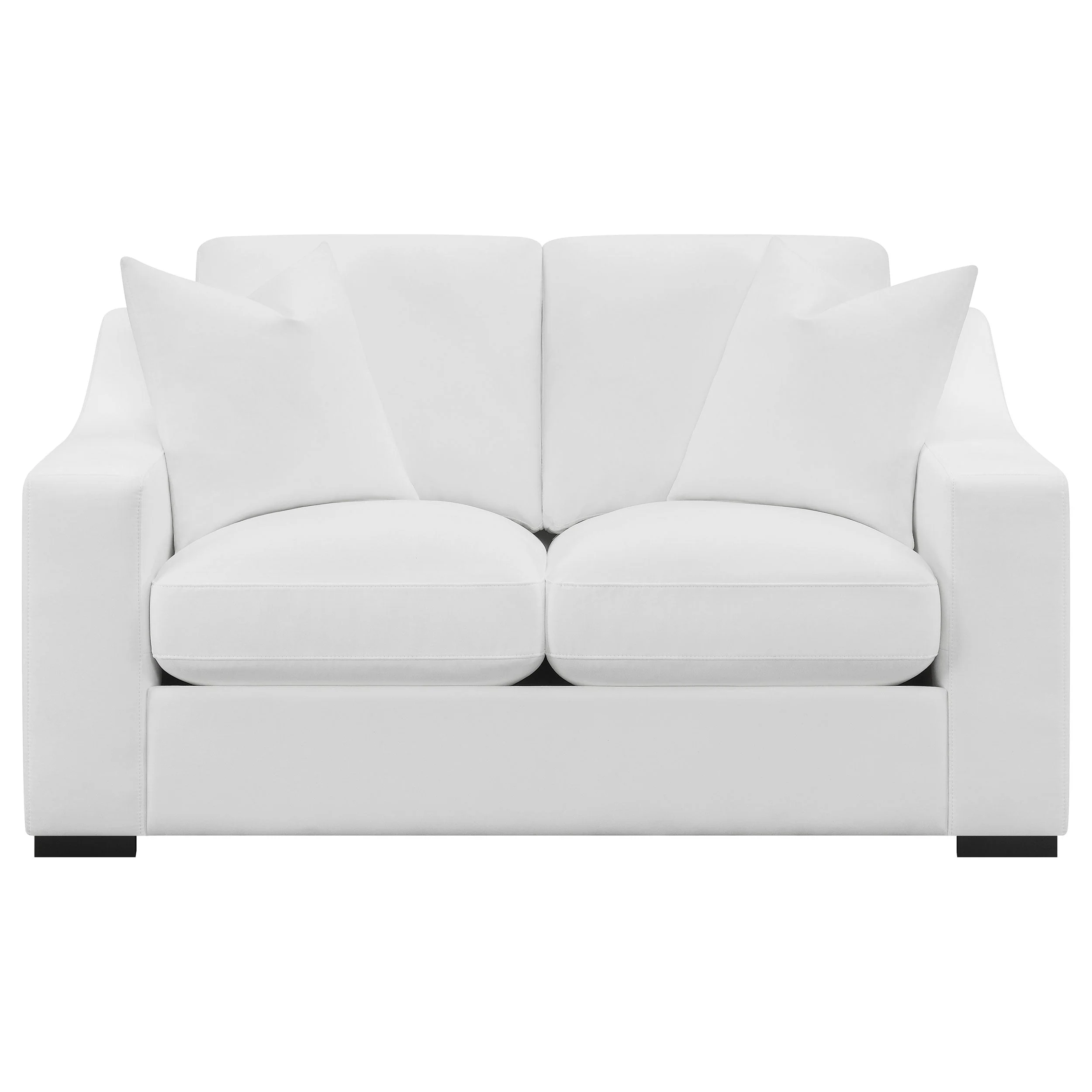 Ashlyn Upholstered Sloped Arm Loveseat - Image 7