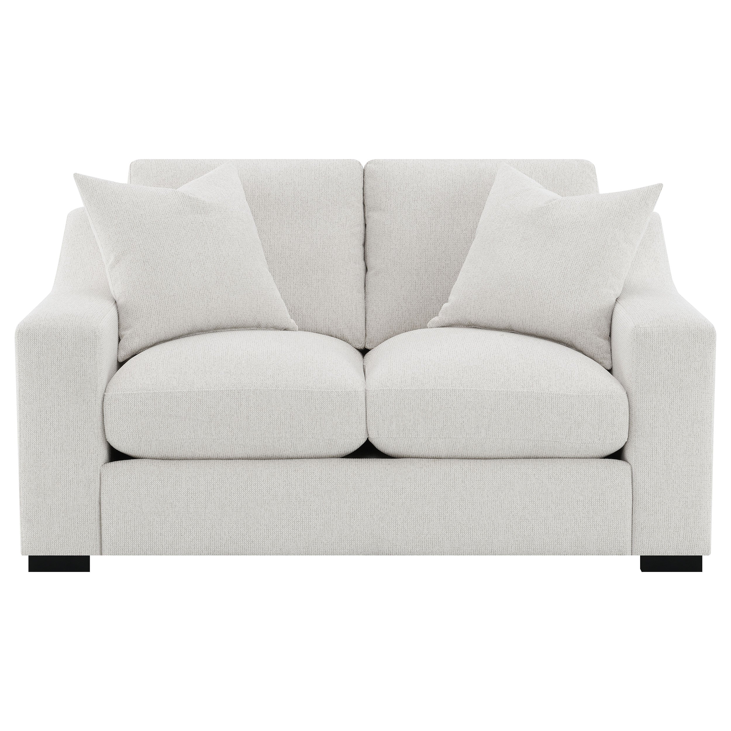 Ashlyn Upholstered Sloped Arm Loveseat - Image 8