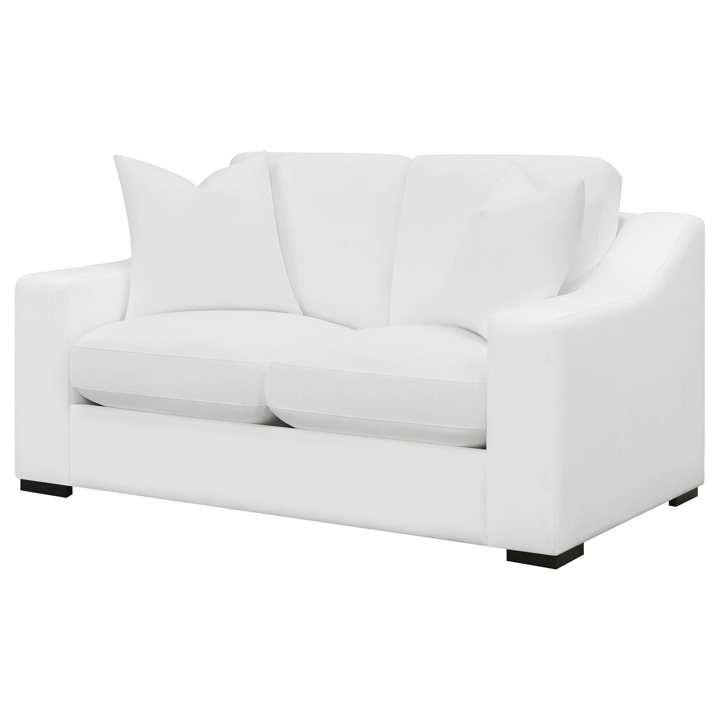 Ashlyn Upholstered Sloped Arm Loveseat - Image 9