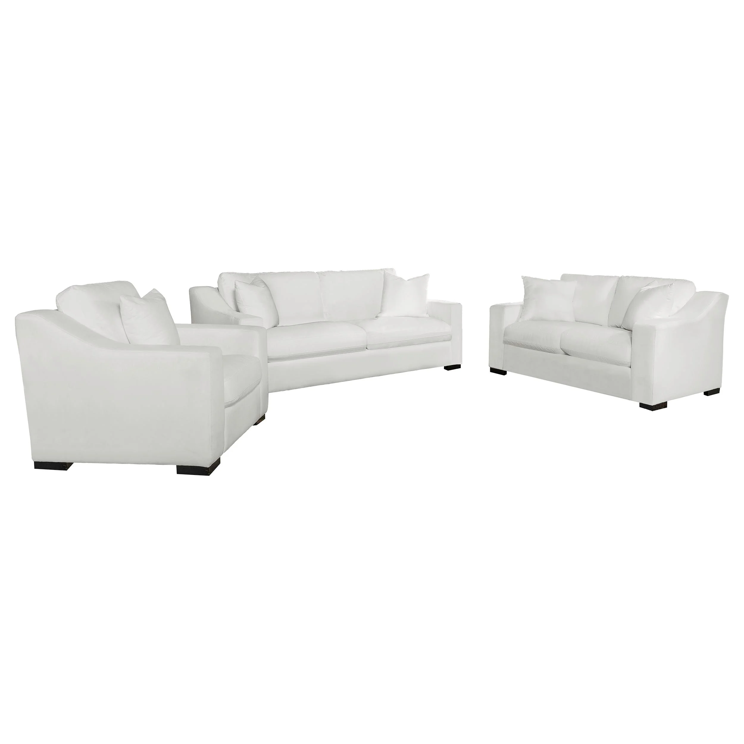 Ashlyn Upholstered Sloped Arm Sofa Set - Image 9