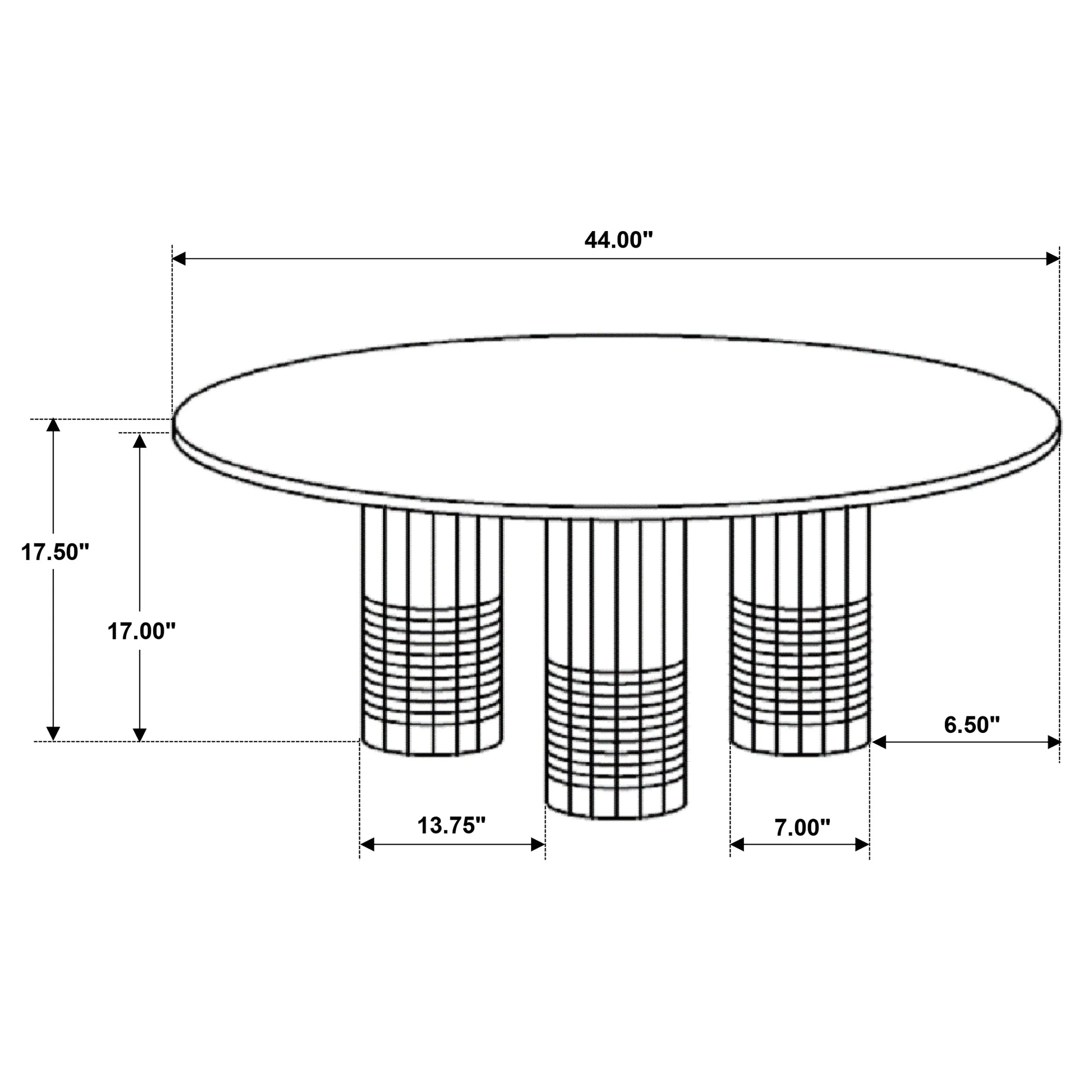 Astoria Round Genuine Marble Coffee Table White - Image 7