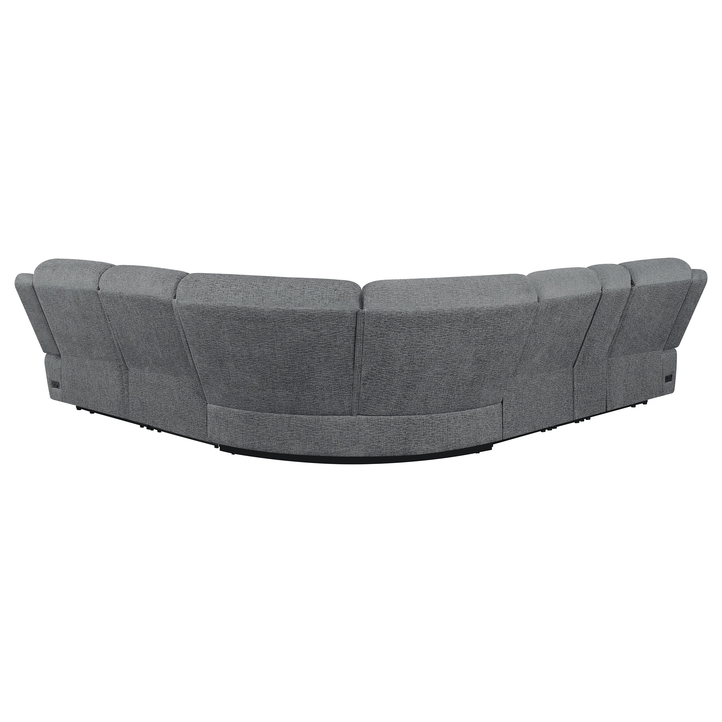 Bahrain 6-piece Modular Power Reclining Sectional Charcoal - Image 6