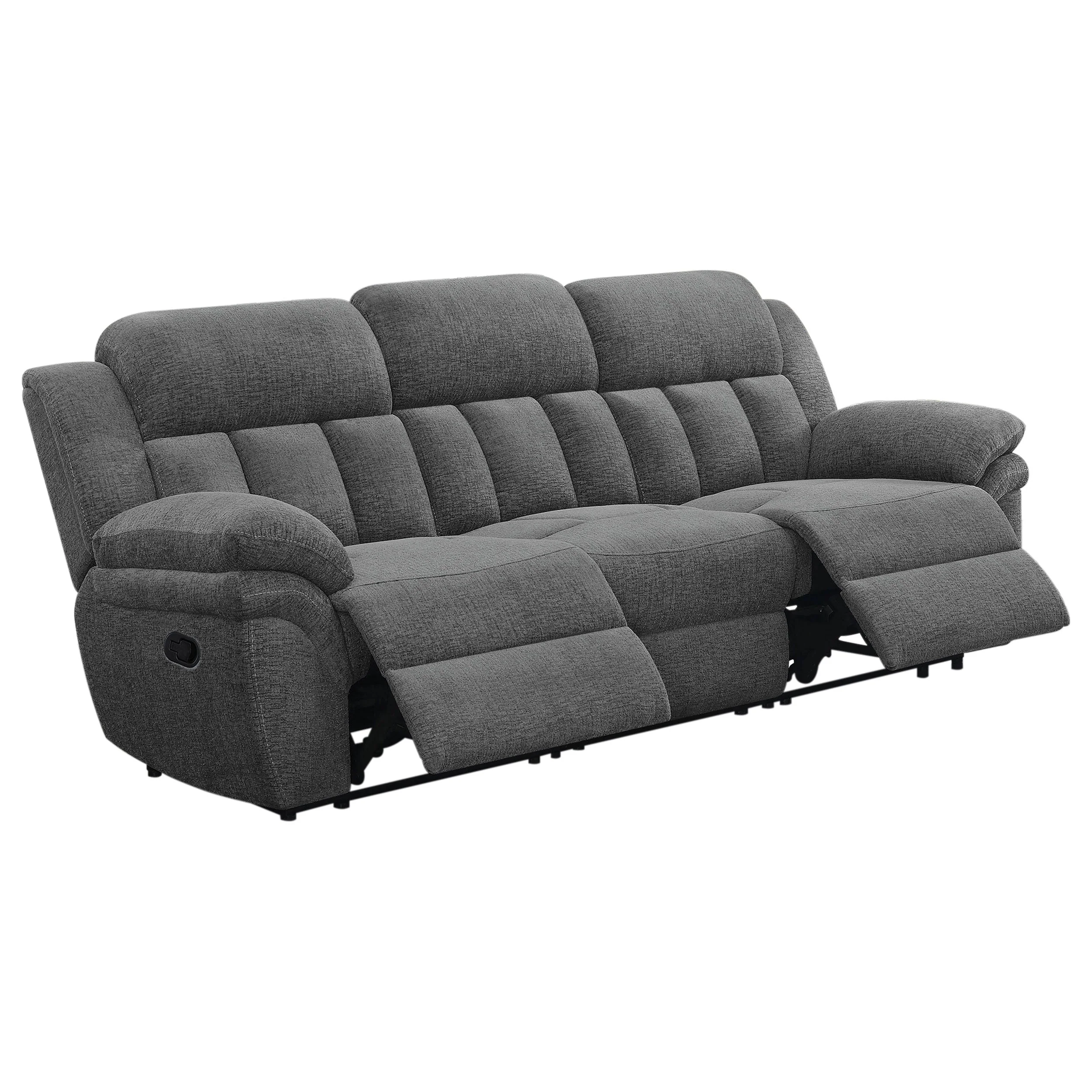 Bahrain Upholstered Motion Sofa Charcoal - Image 5