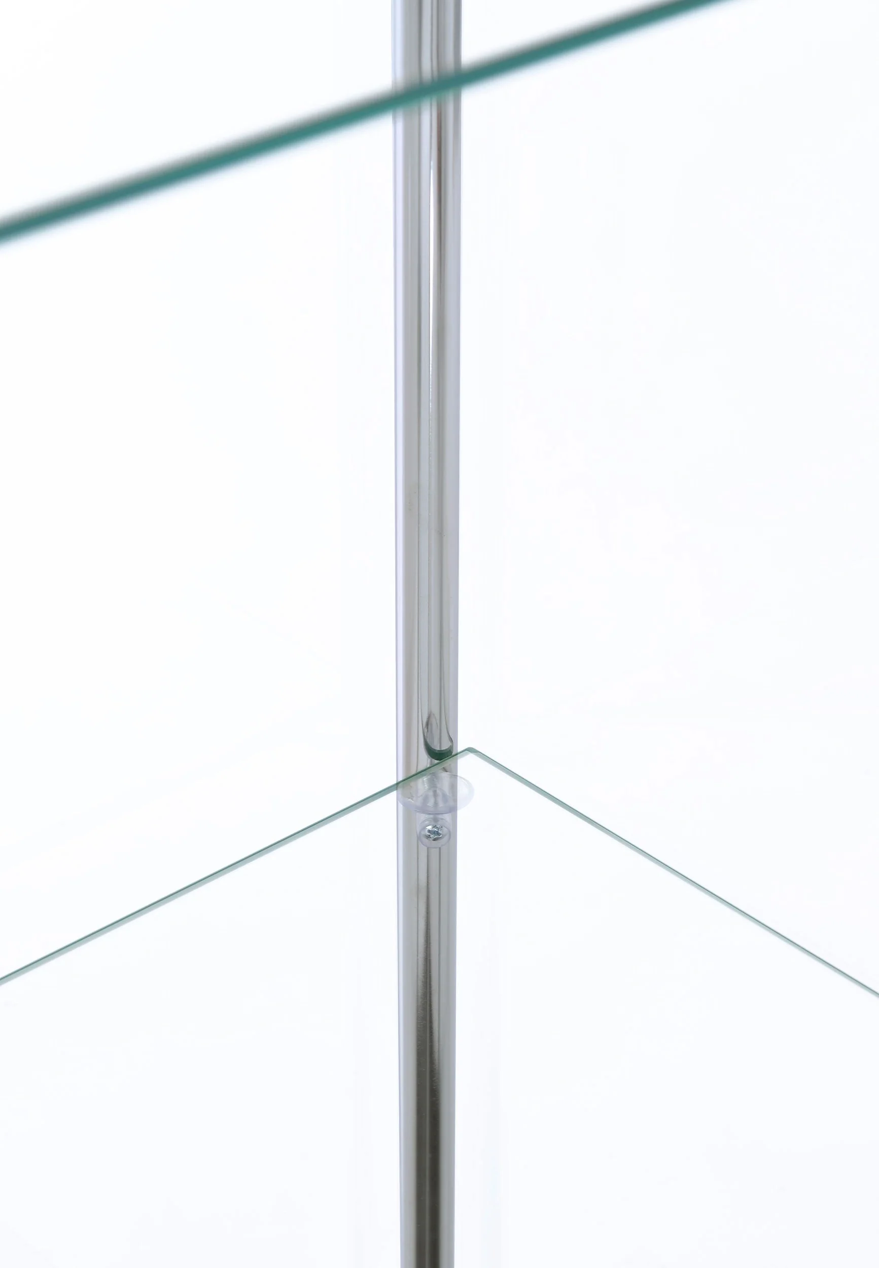 Bellatrix 4-shelf Clear Glass Curio Cabinet - Image 24