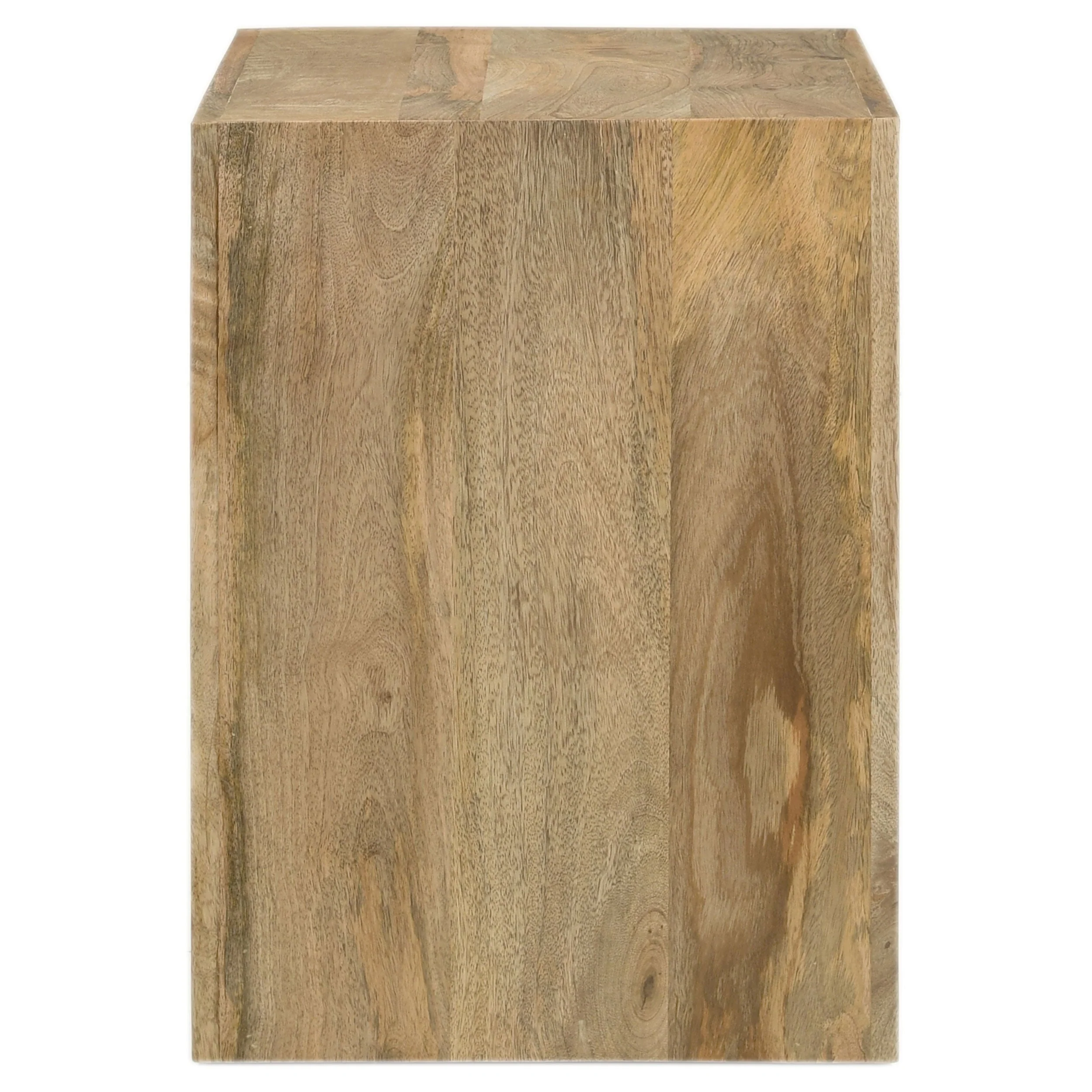 Benton Rectangular Solid Wood End Table Natural - Image 5