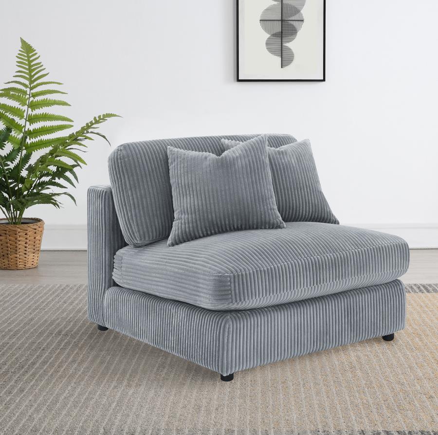 Blaine Upholstered Armless Chair - Image 2
