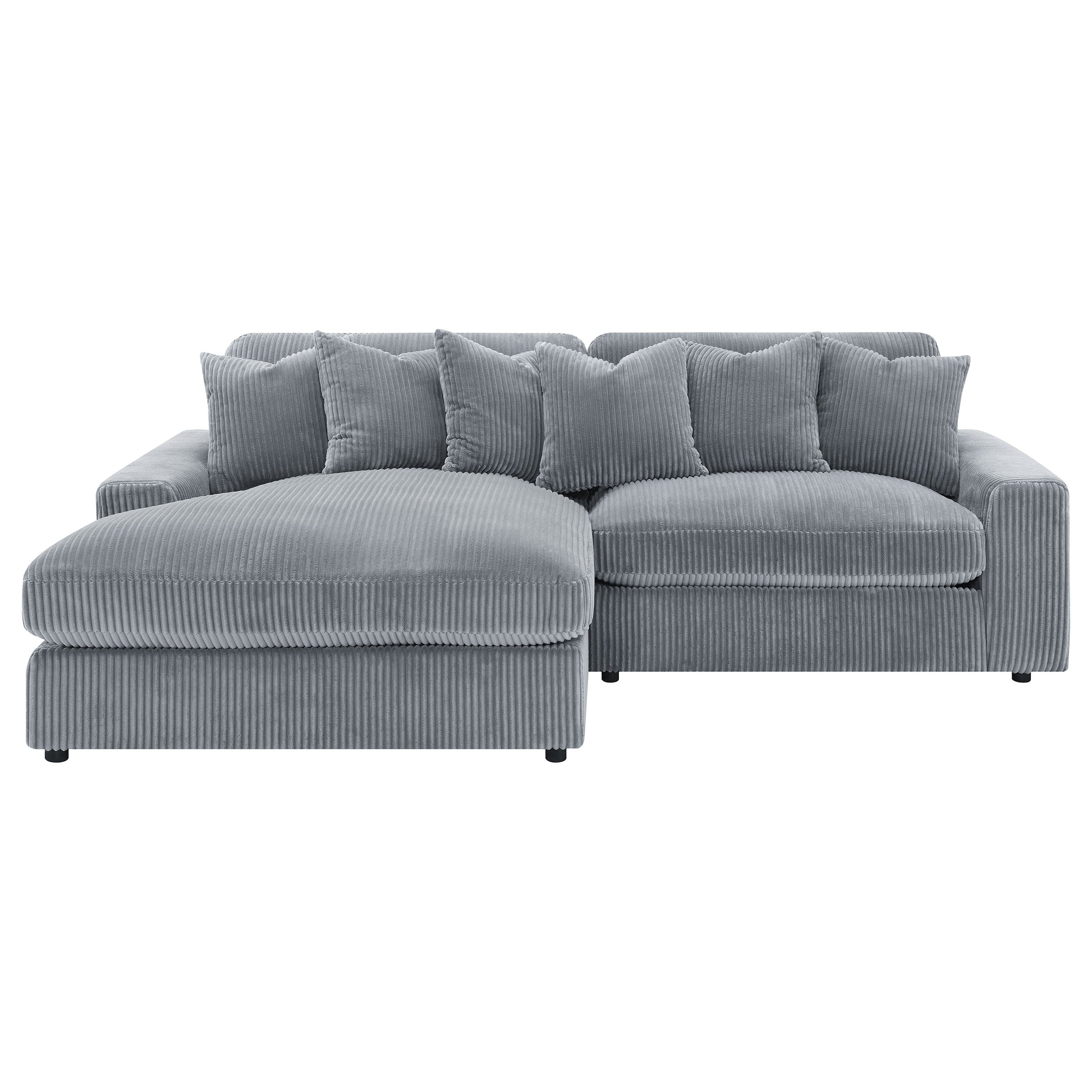 Blaine Upholstered Reversible Chaise Sectional Sofa - Image 40