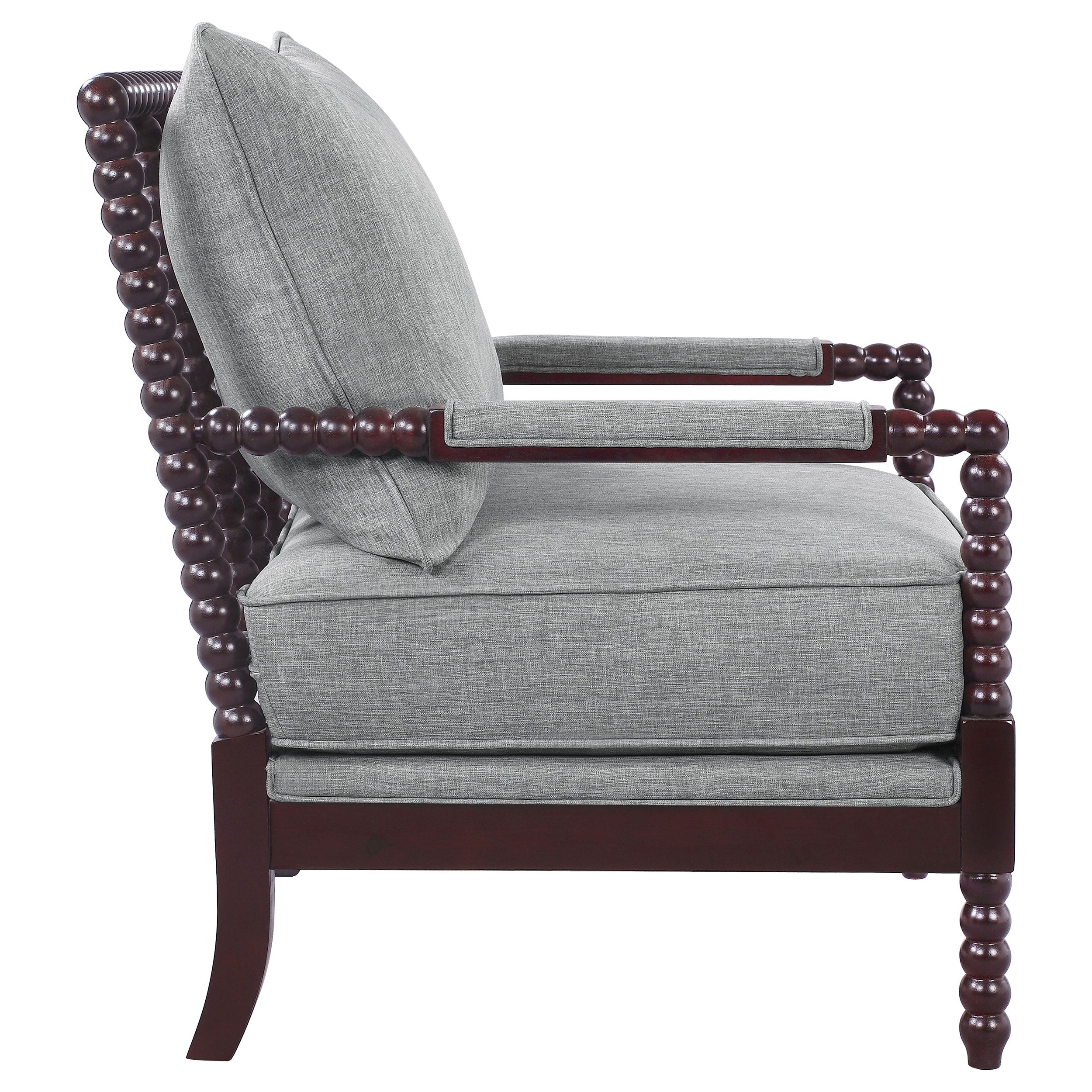 Blanchett Upholstered Bobbin Accent Chair - Image 30