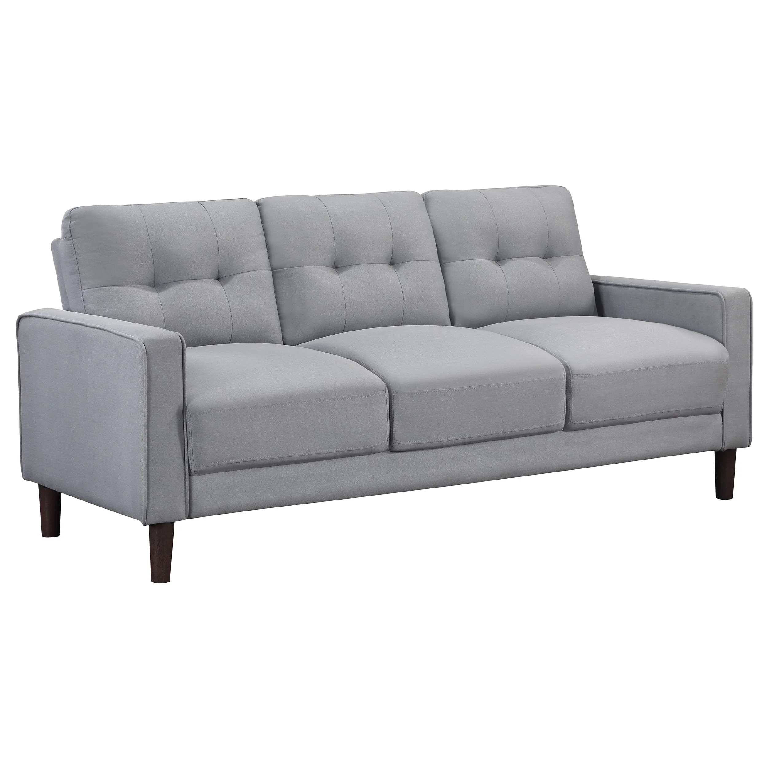 Bowen Upholstered Track Arm Tufted Sofa Set - Image 14