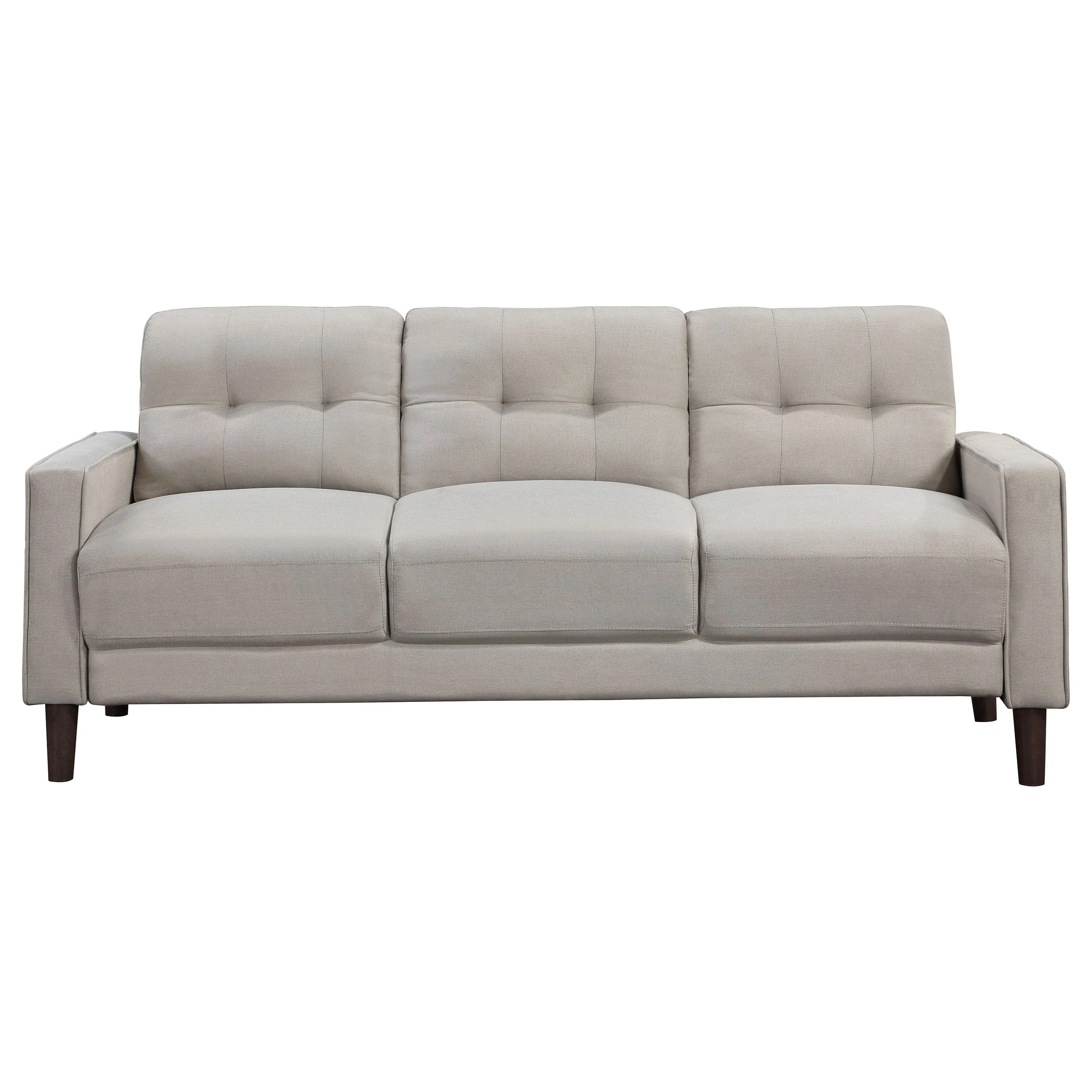 Bowen Upholstered Track Arm Tufted Sofa Set - Image 19