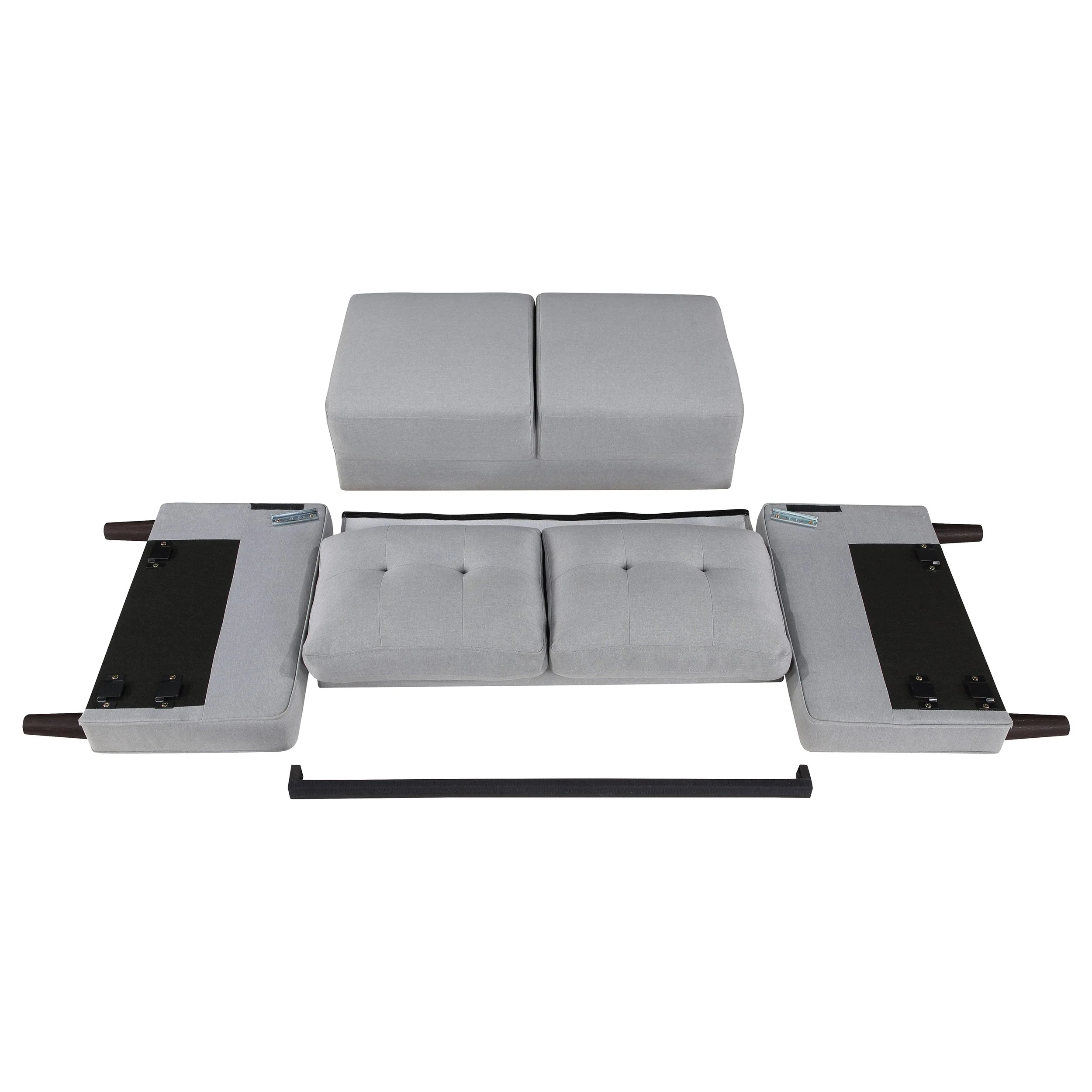 Bowen Upholstered Track Arm Tufted Sofa Set - Image 45