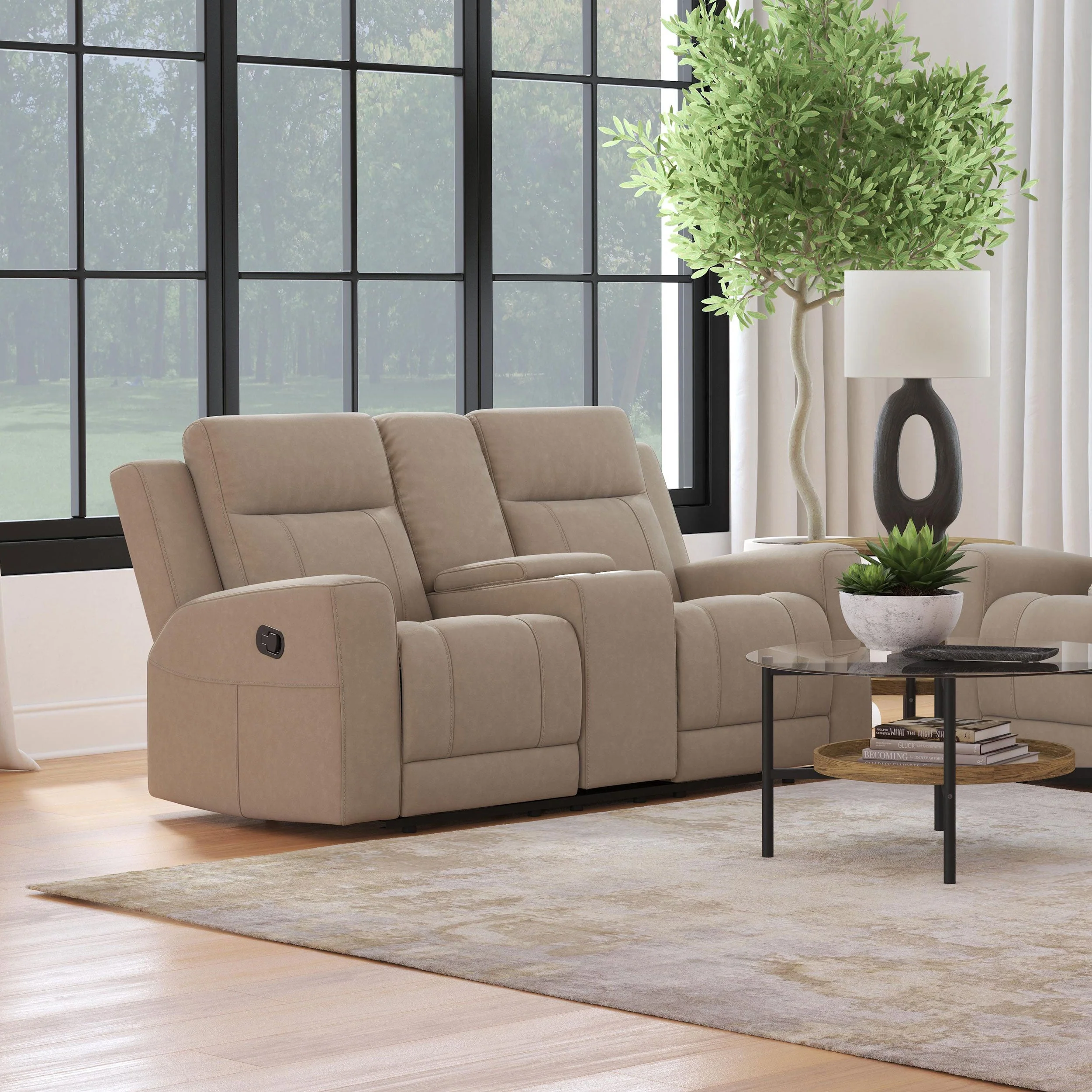 Brentwood Upholstered Motion Reclining Loveseat - Image 5