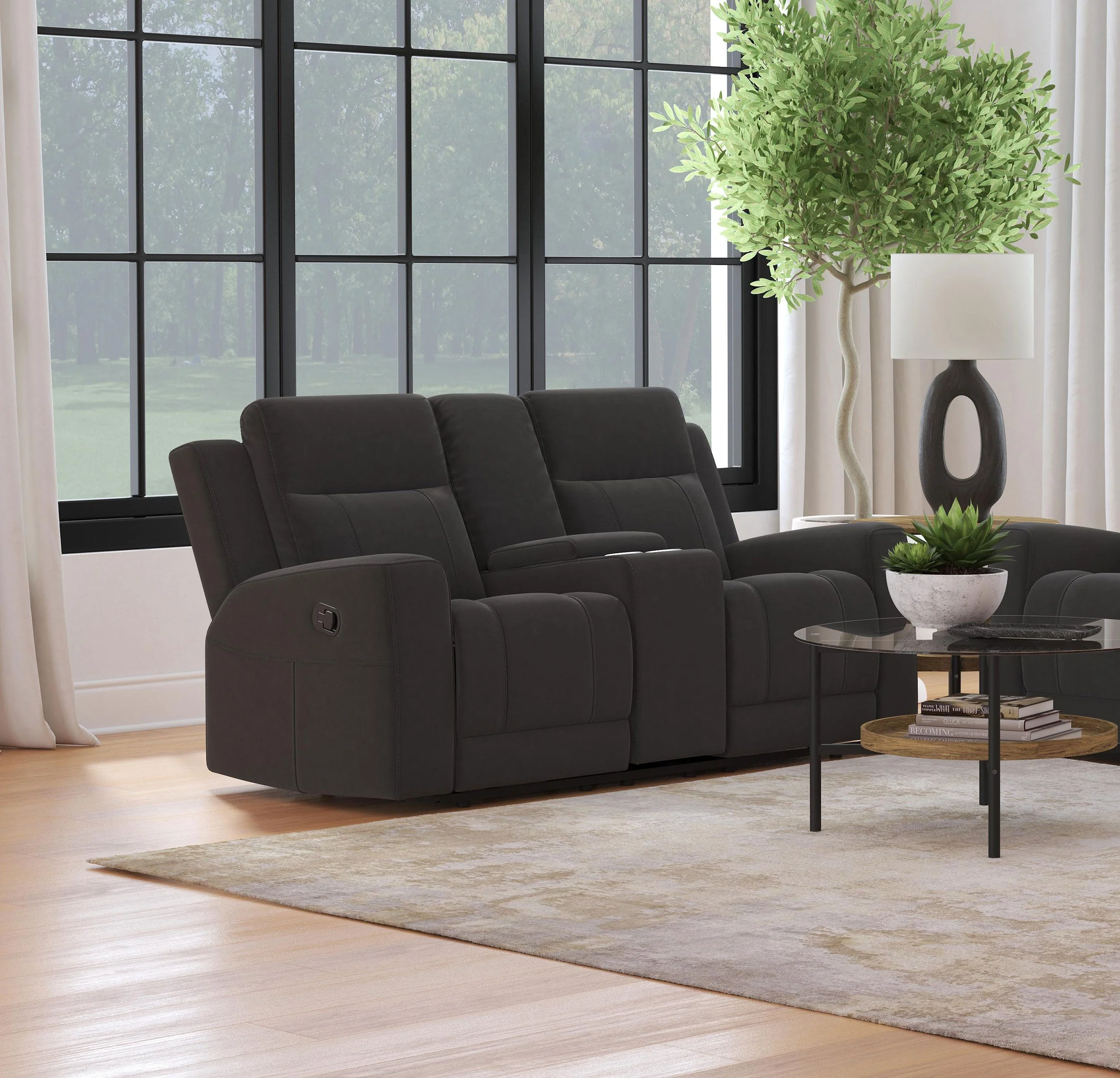 Brentwood Upholstered Motion Reclining Loveseat - Image 6