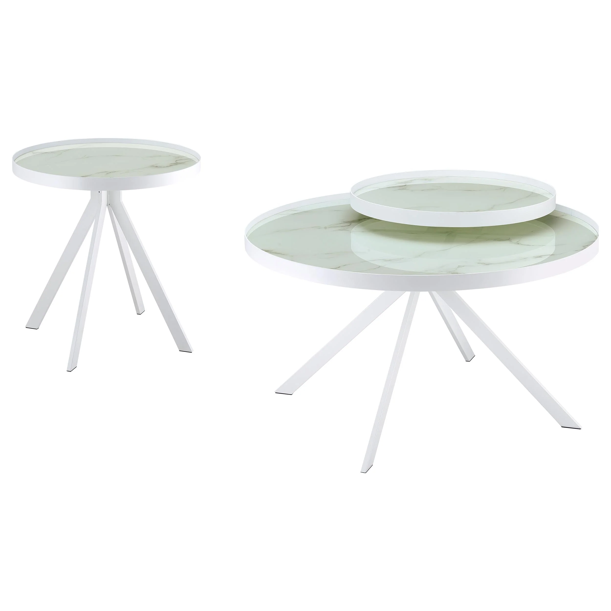 Briggs Round Coffee and End Table Set - Image 5