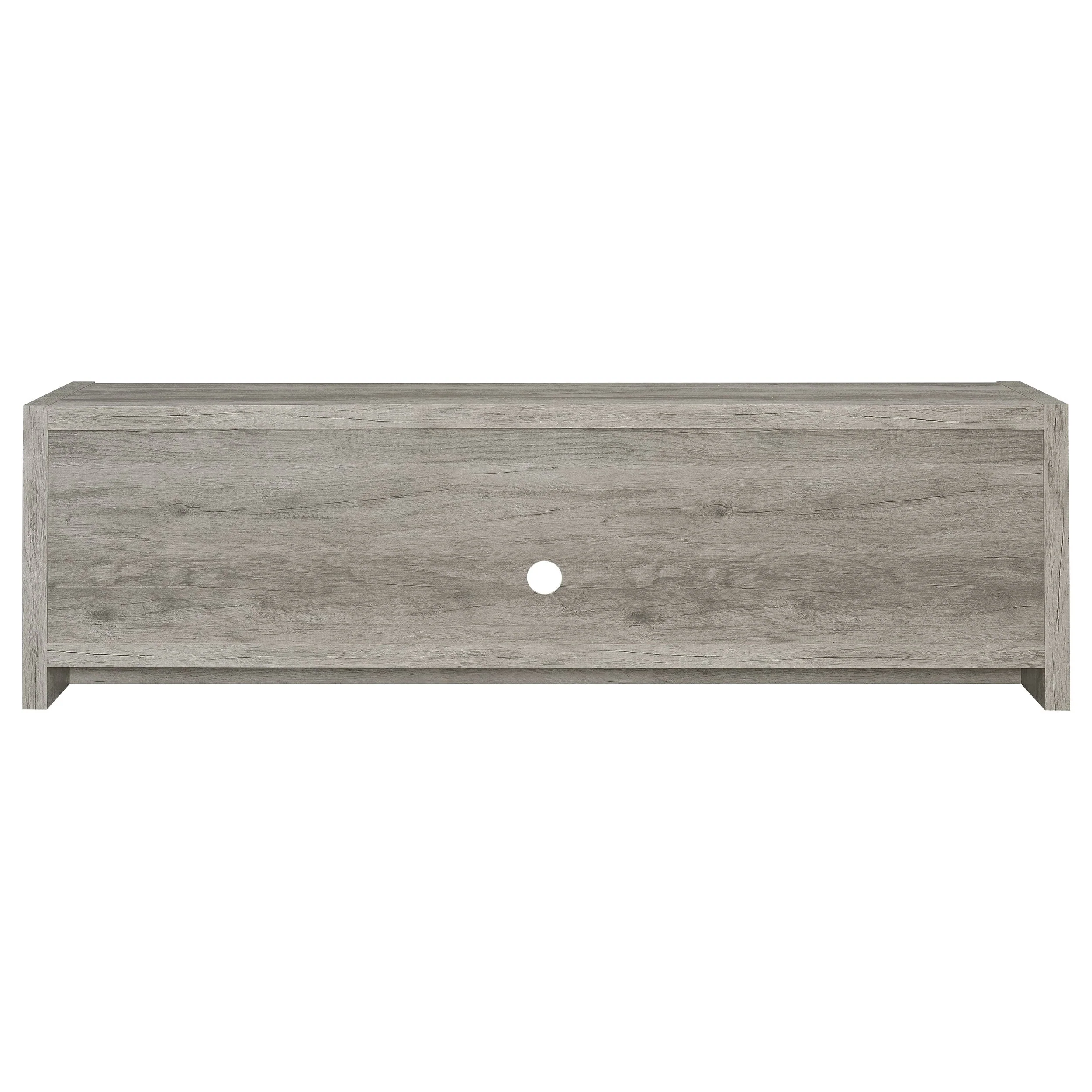 Burke 2-door Engineered Wood 71-inch TV Stand Grey Driftwood - Image 8