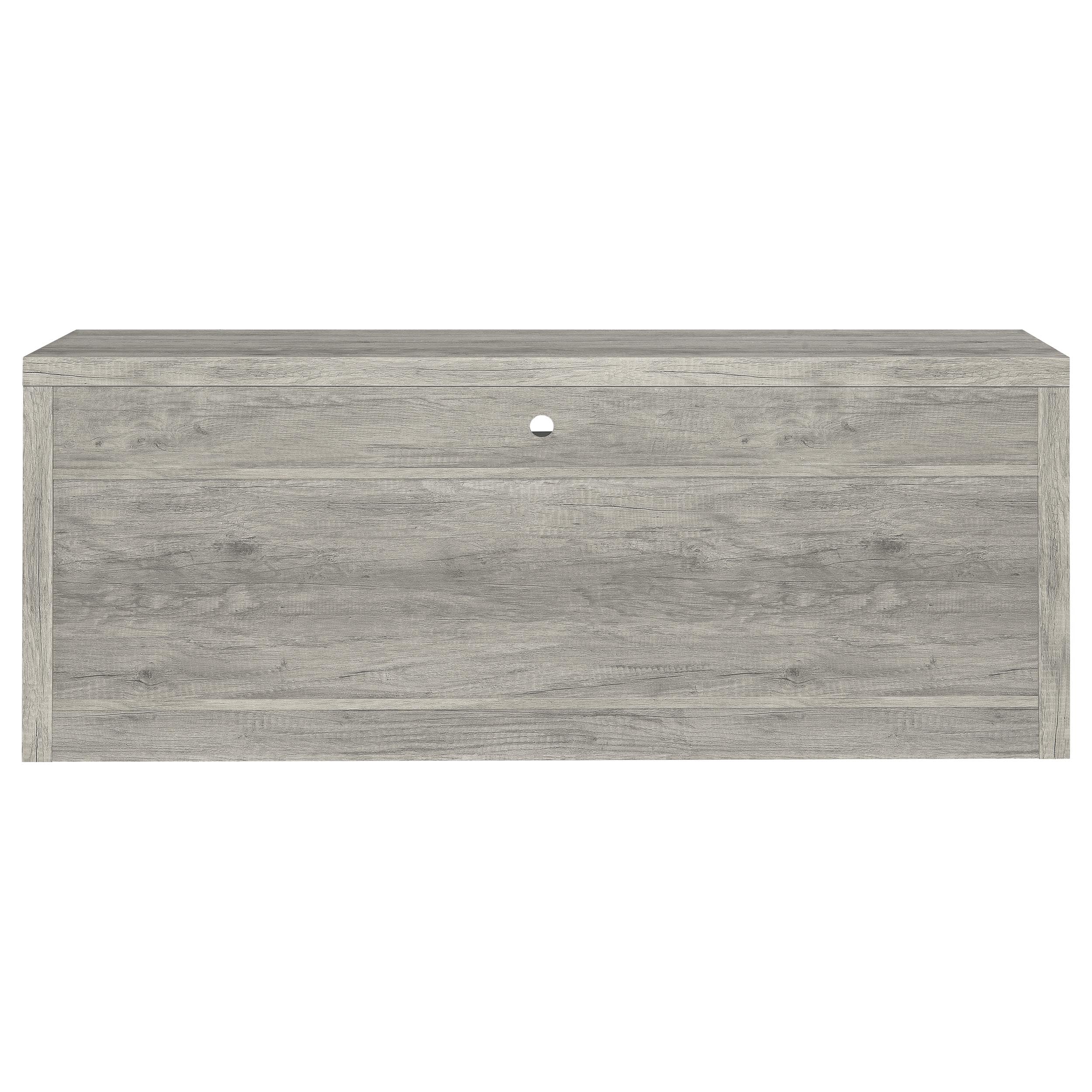 Burke 3-piece 59-inch TV Entertainment Center Grey Driftwood - Image 8