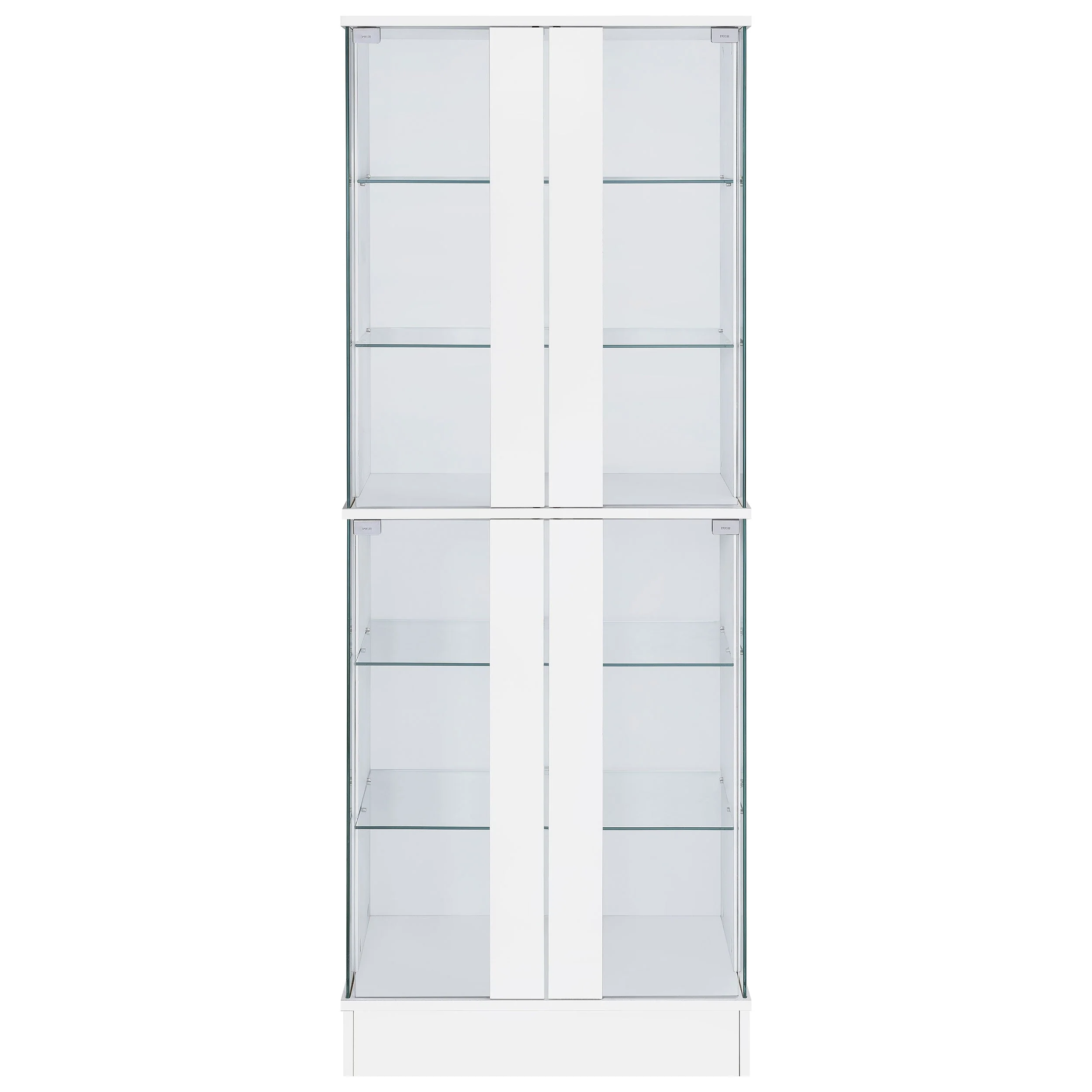 Cabra 4-door LED Curio Display Cabinet High Gloss - Image 13