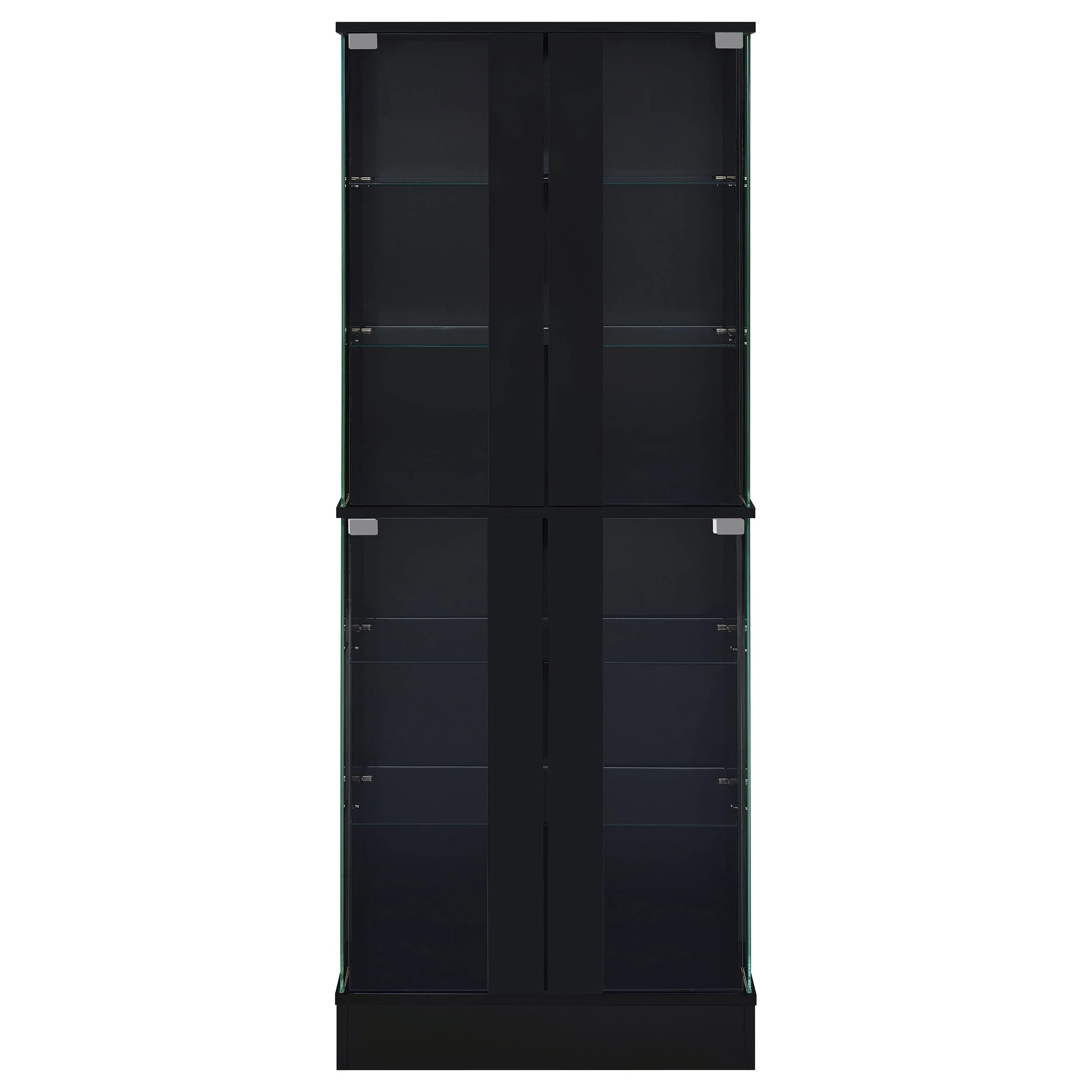 Cabra 4-door LED Curio Display Cabinet High Gloss - Image 14