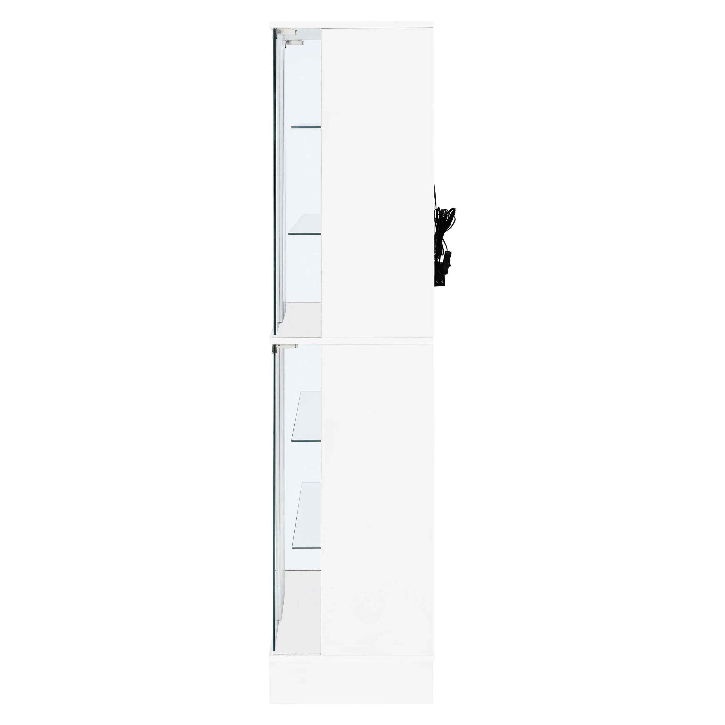 Cabra 4-door LED Curio Display Cabinet High Gloss - Image 17