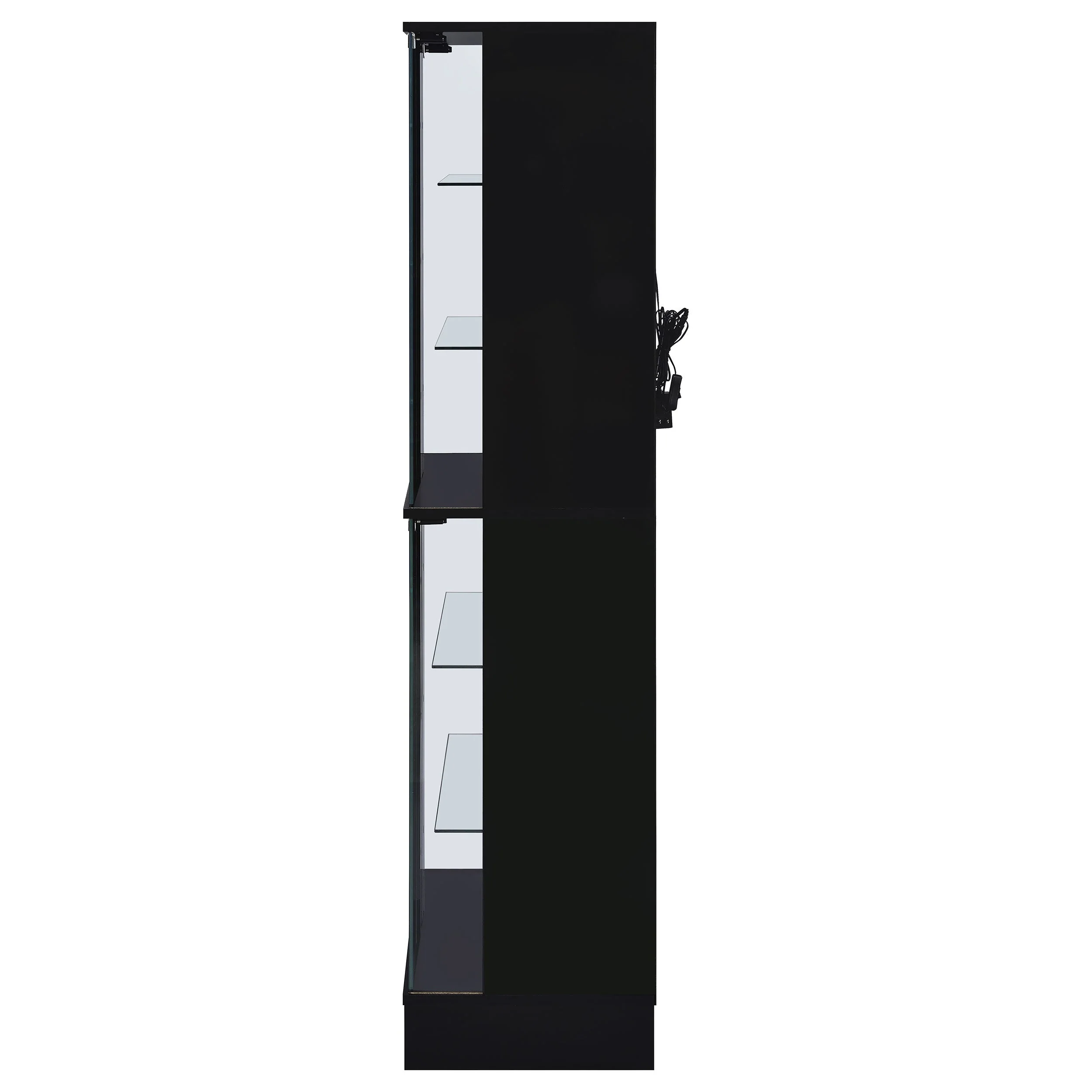 Cabra 4-door LED Curio Display Cabinet High Gloss - Image 18