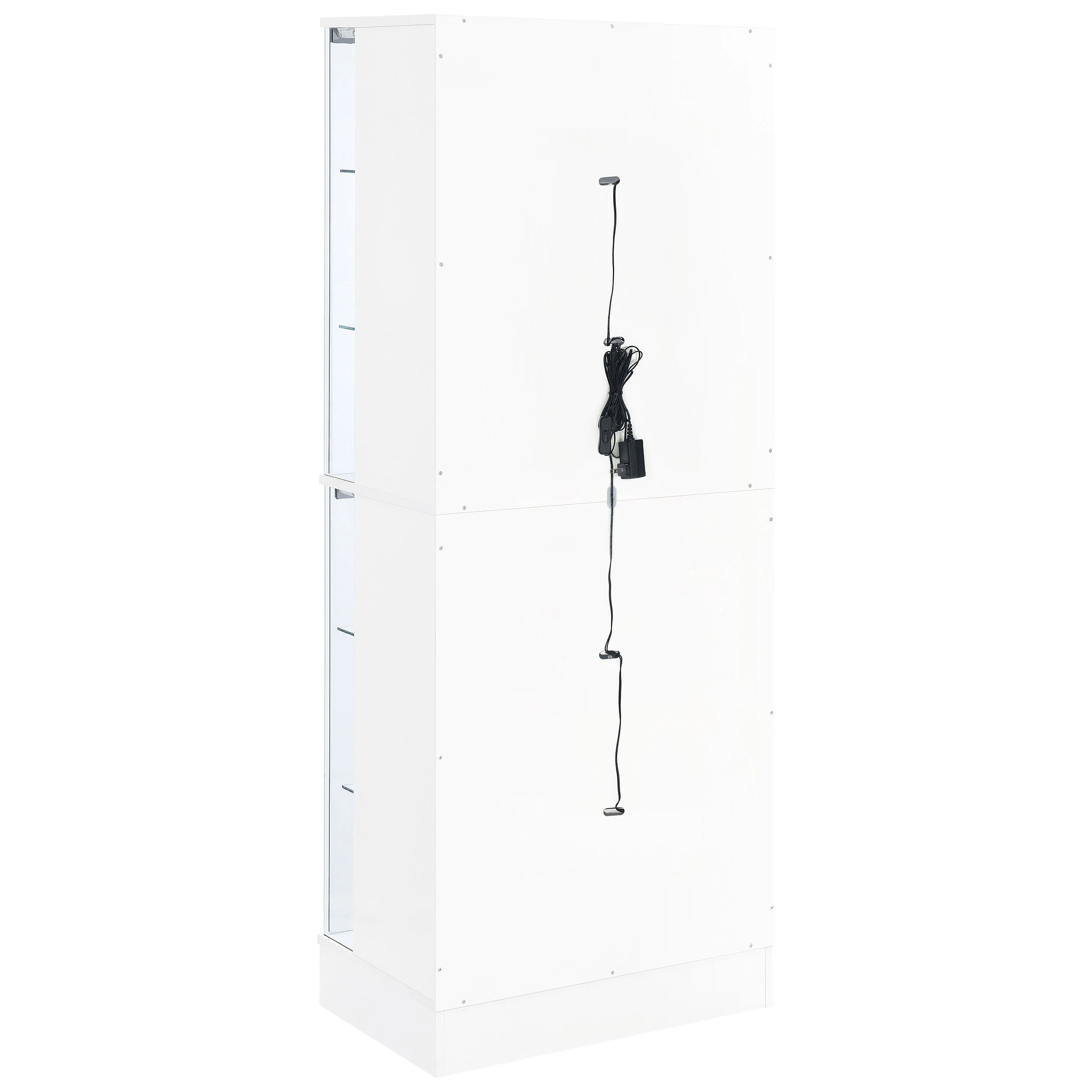 Cabra 4-door LED Curio Display Cabinet High Gloss - Image 19