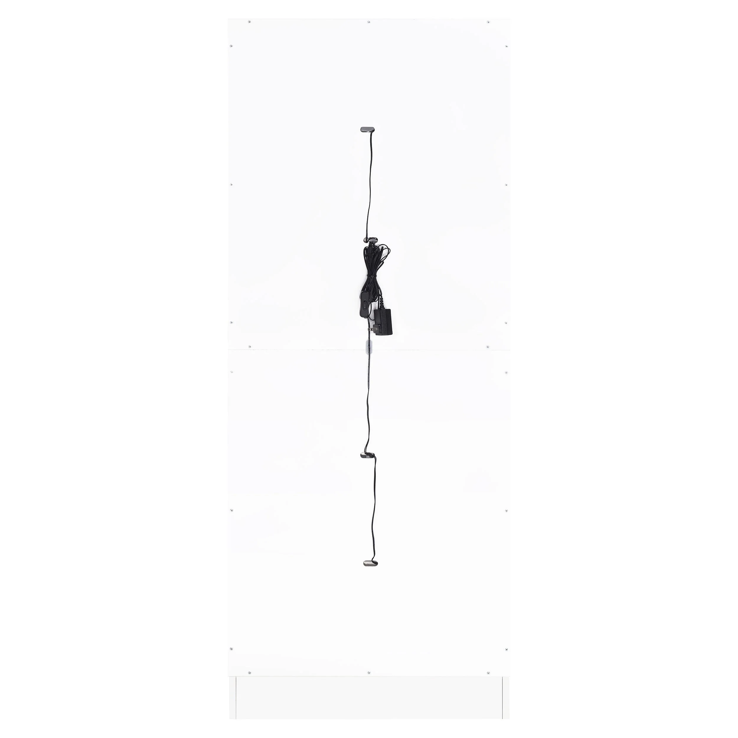 Cabra 4-door LED Curio Display Cabinet High Gloss - Image 21