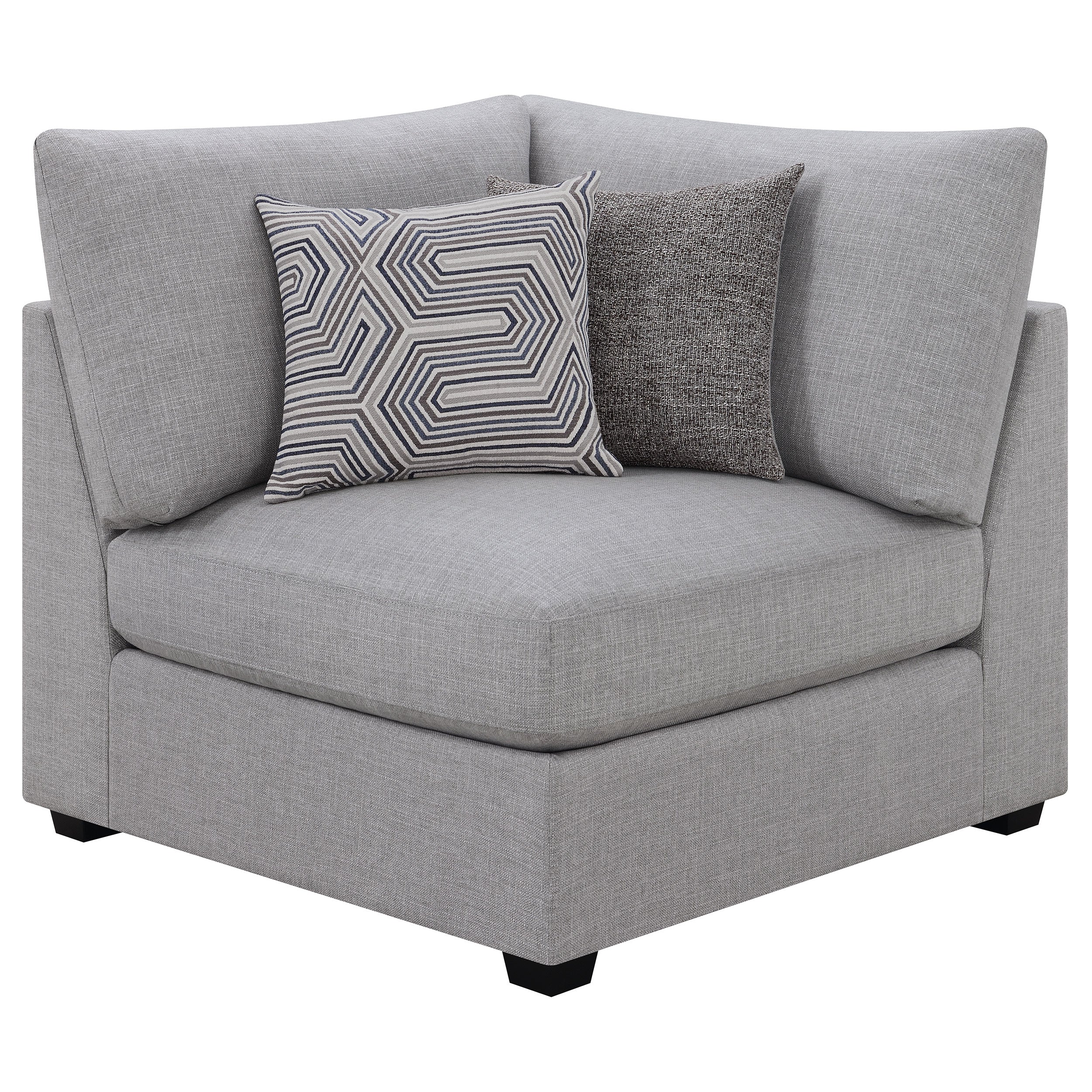 Cambria Upholstered Modular Sectional Sofa Grey - Image 39