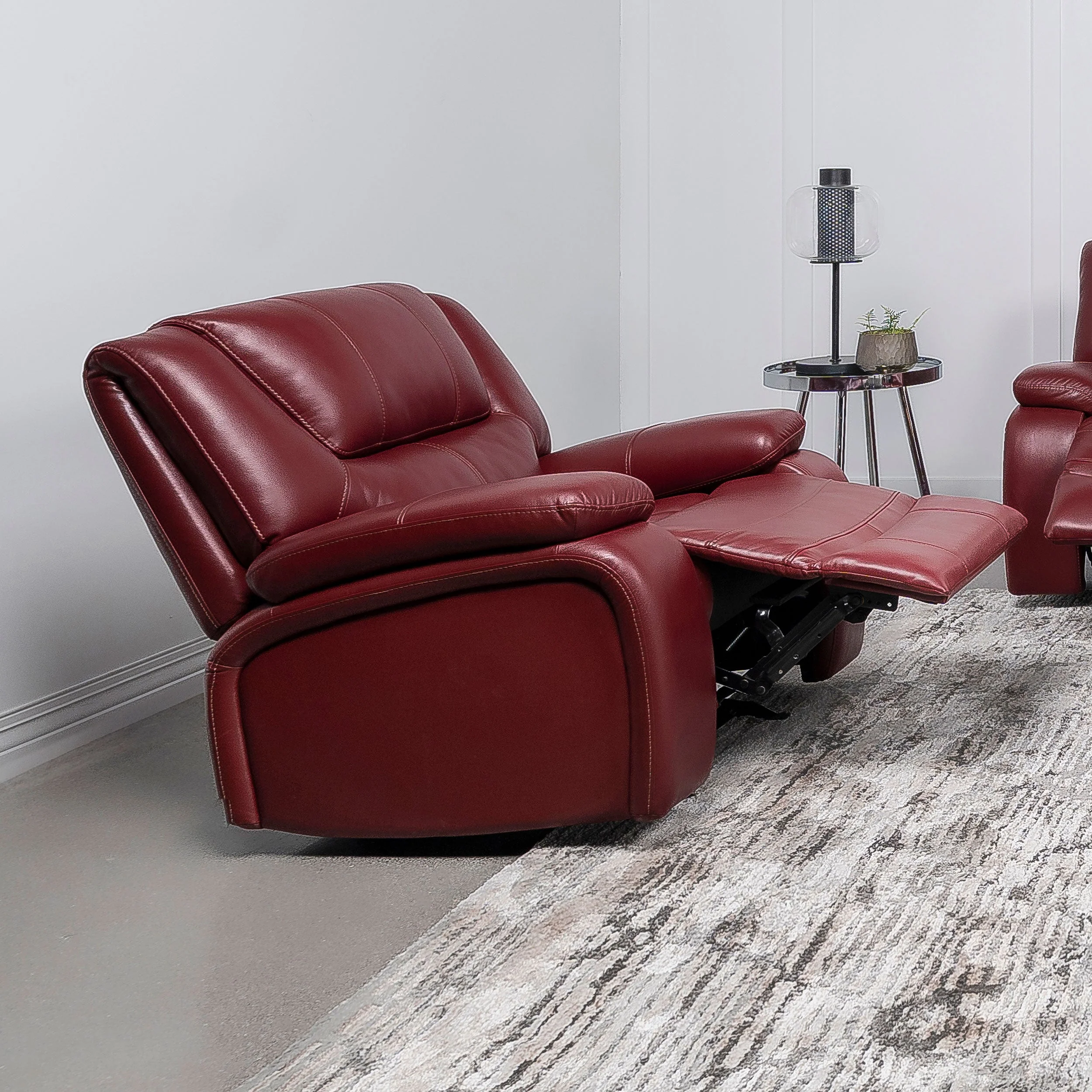 Camila Upholstered Glider Recliner Chair - Image 7