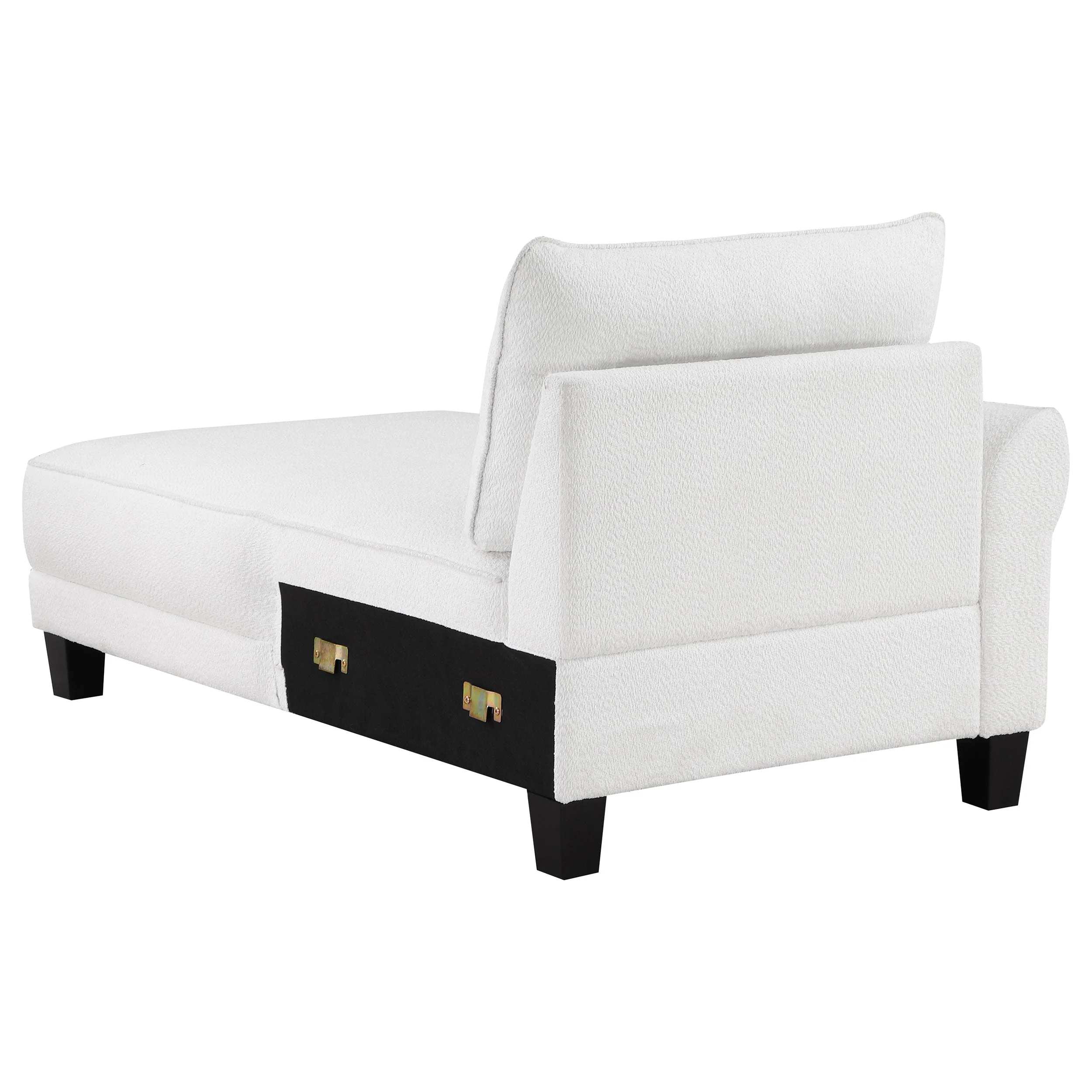 Caspian Upholstered Curved Arm Chaise Sectional Sofa - Image 20