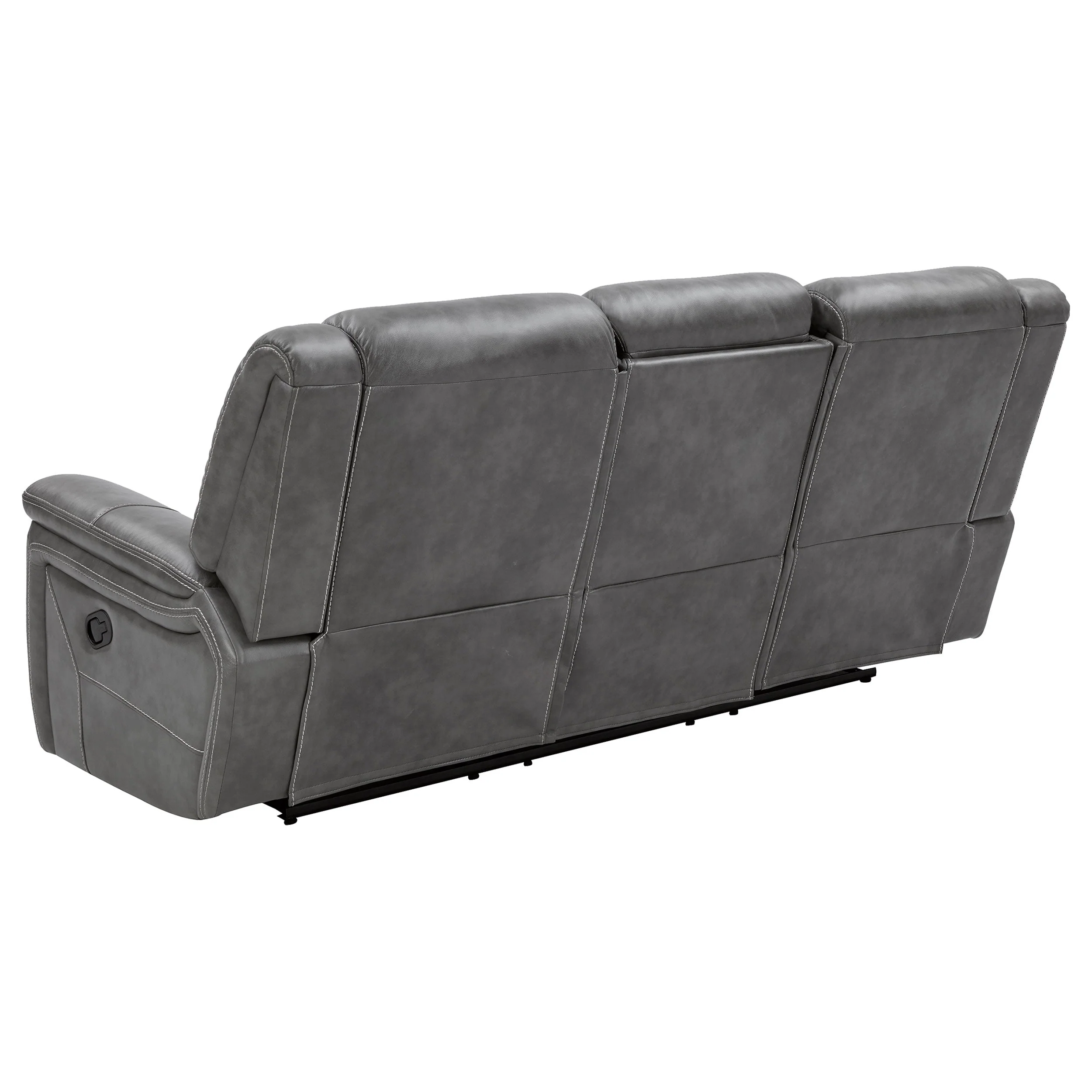 Conrad Upholstered Padded Arm Motion Sofa Grey - Image 6