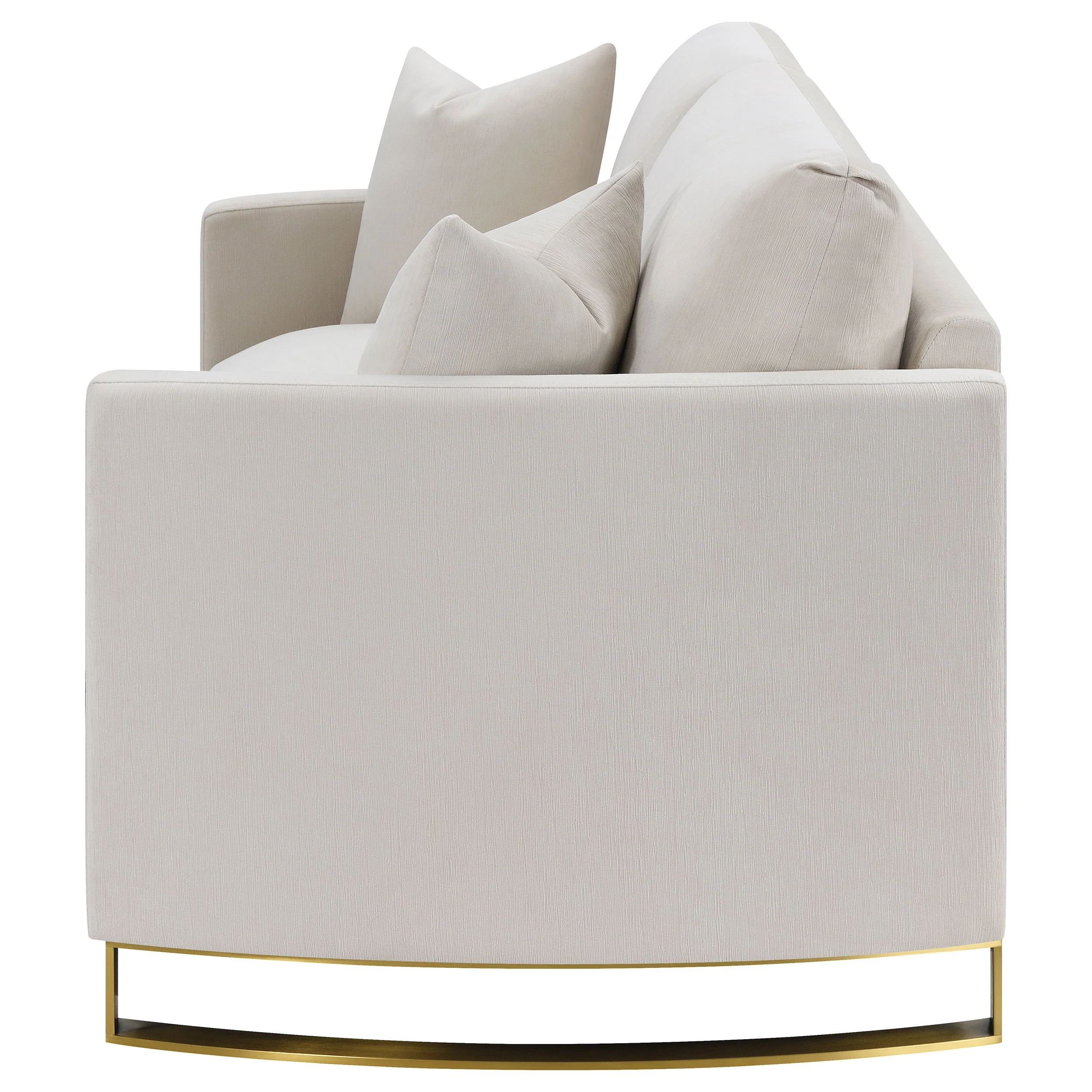 Corliss Upholstered Curved Track Arm Loveseat - Image 12