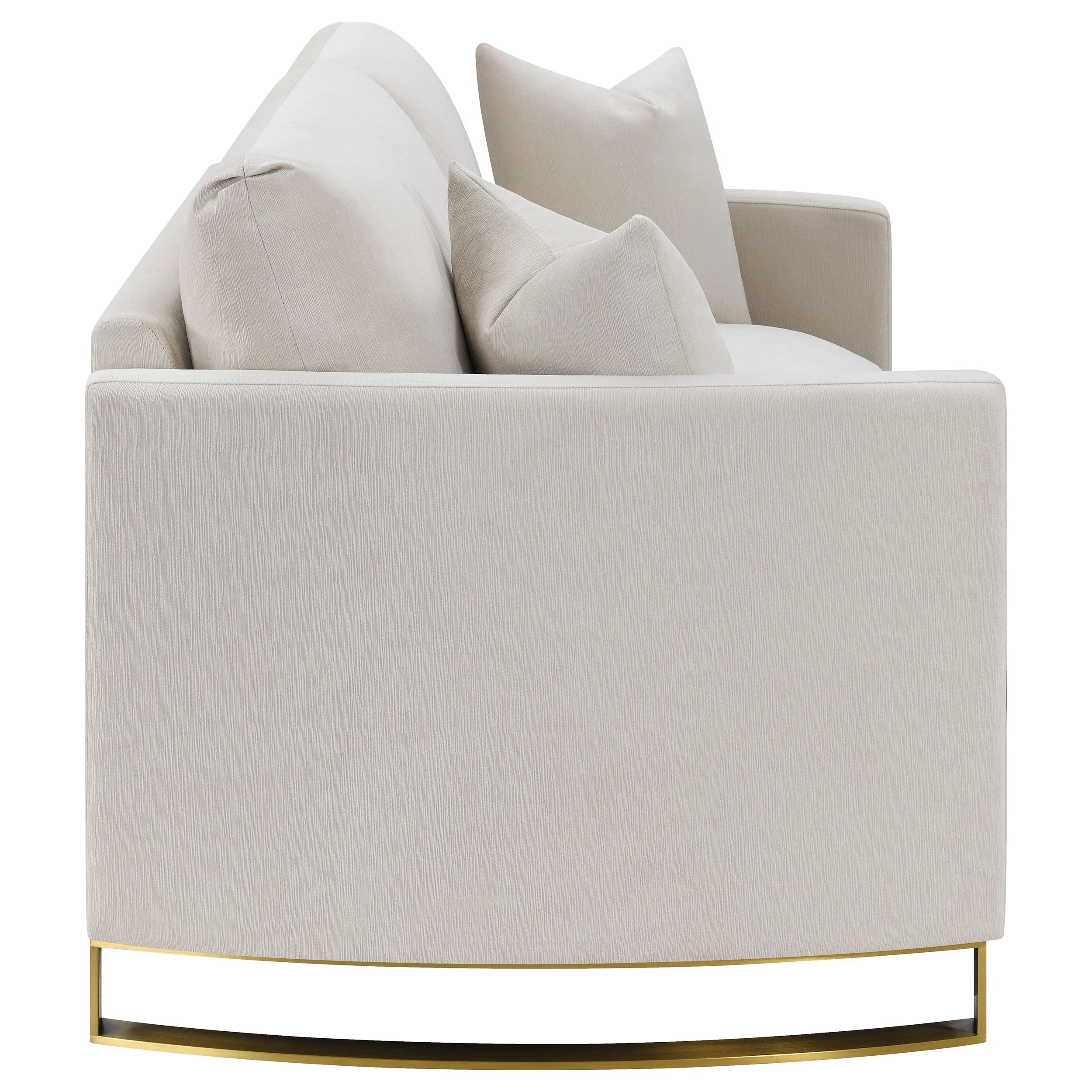 Corliss Upholstered Curved Track Arm Loveseat - Image 18