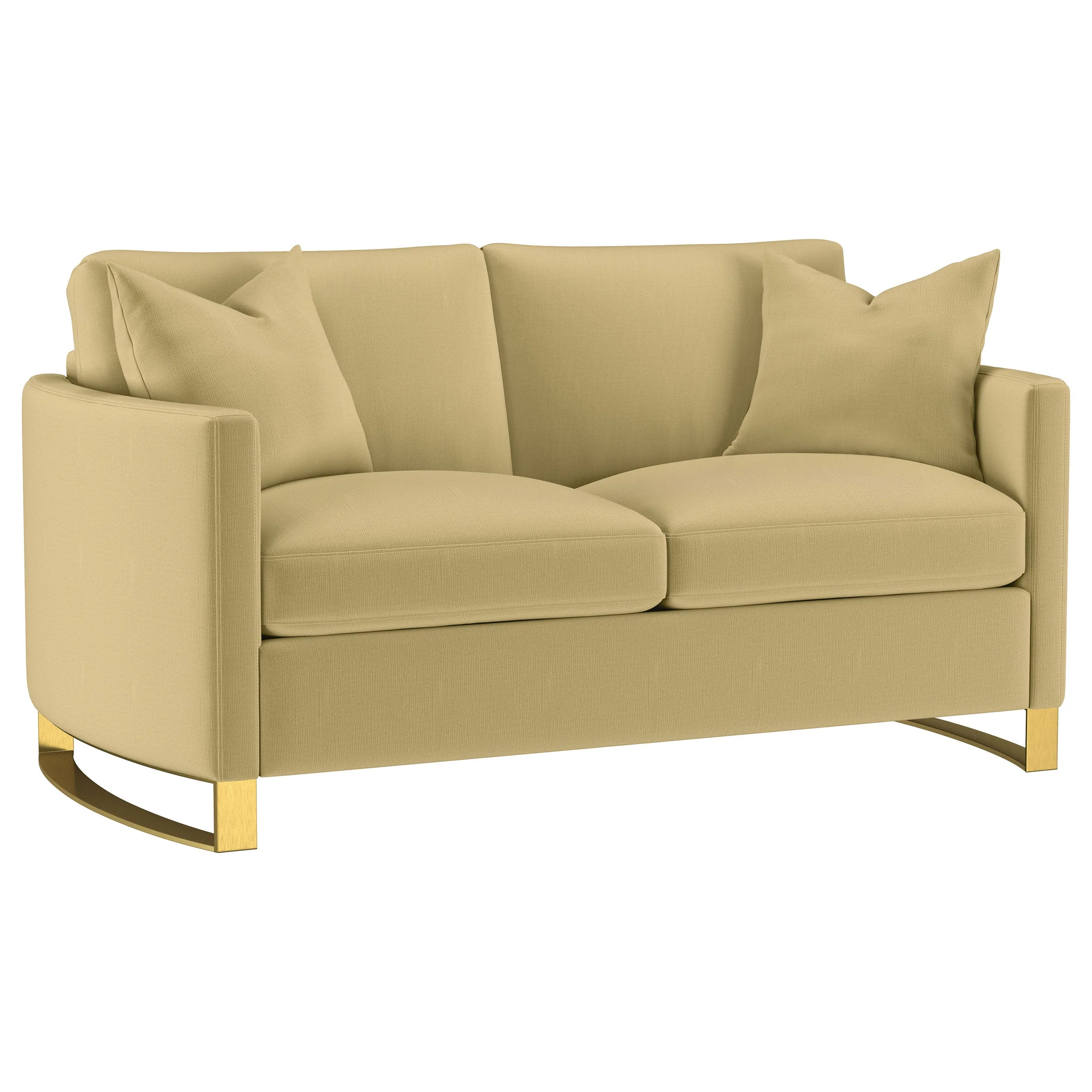 Corliss Upholstered Curved Track Arm Loveseat - Image 3