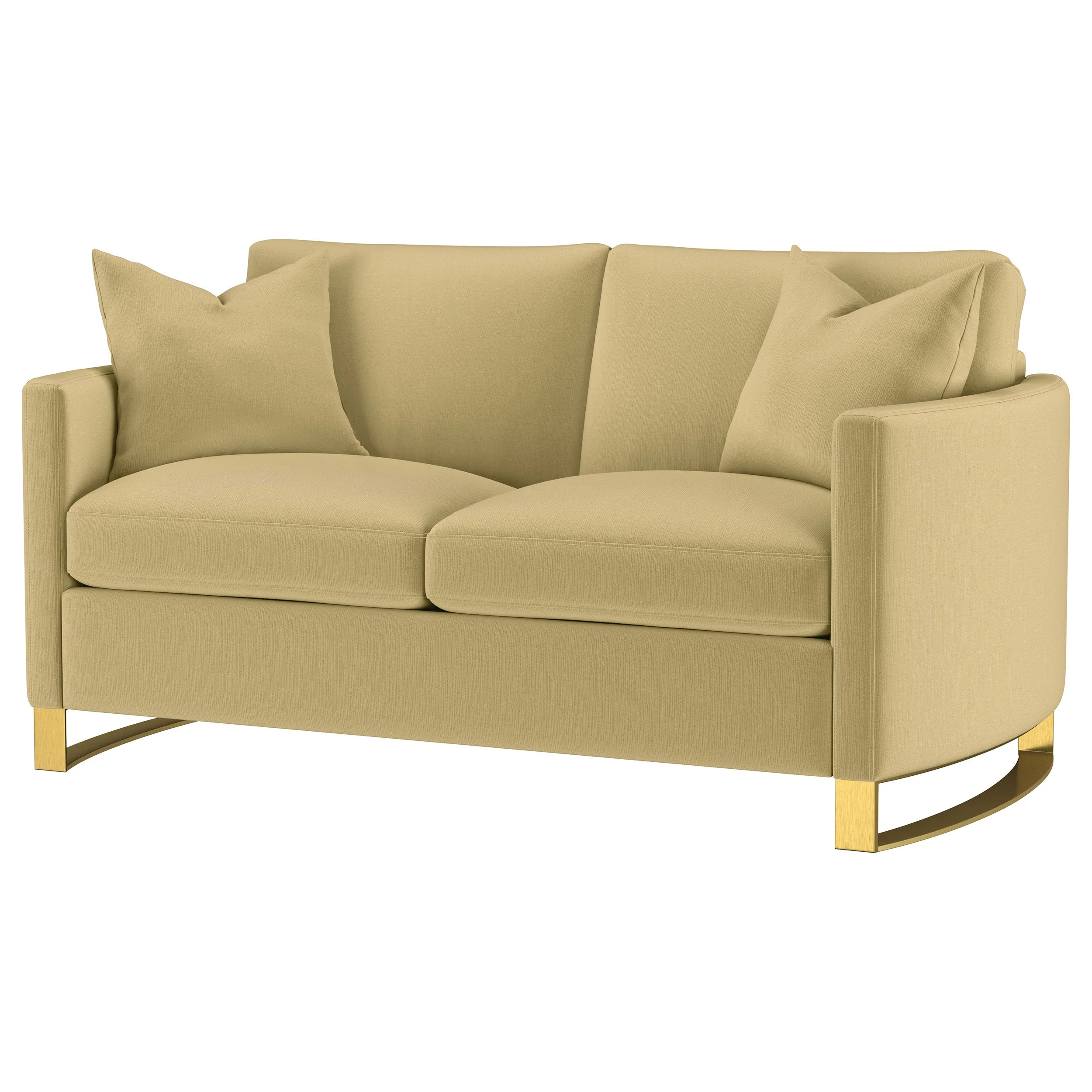 Corliss Upholstered Curved Track Arm Loveseat - Image 9