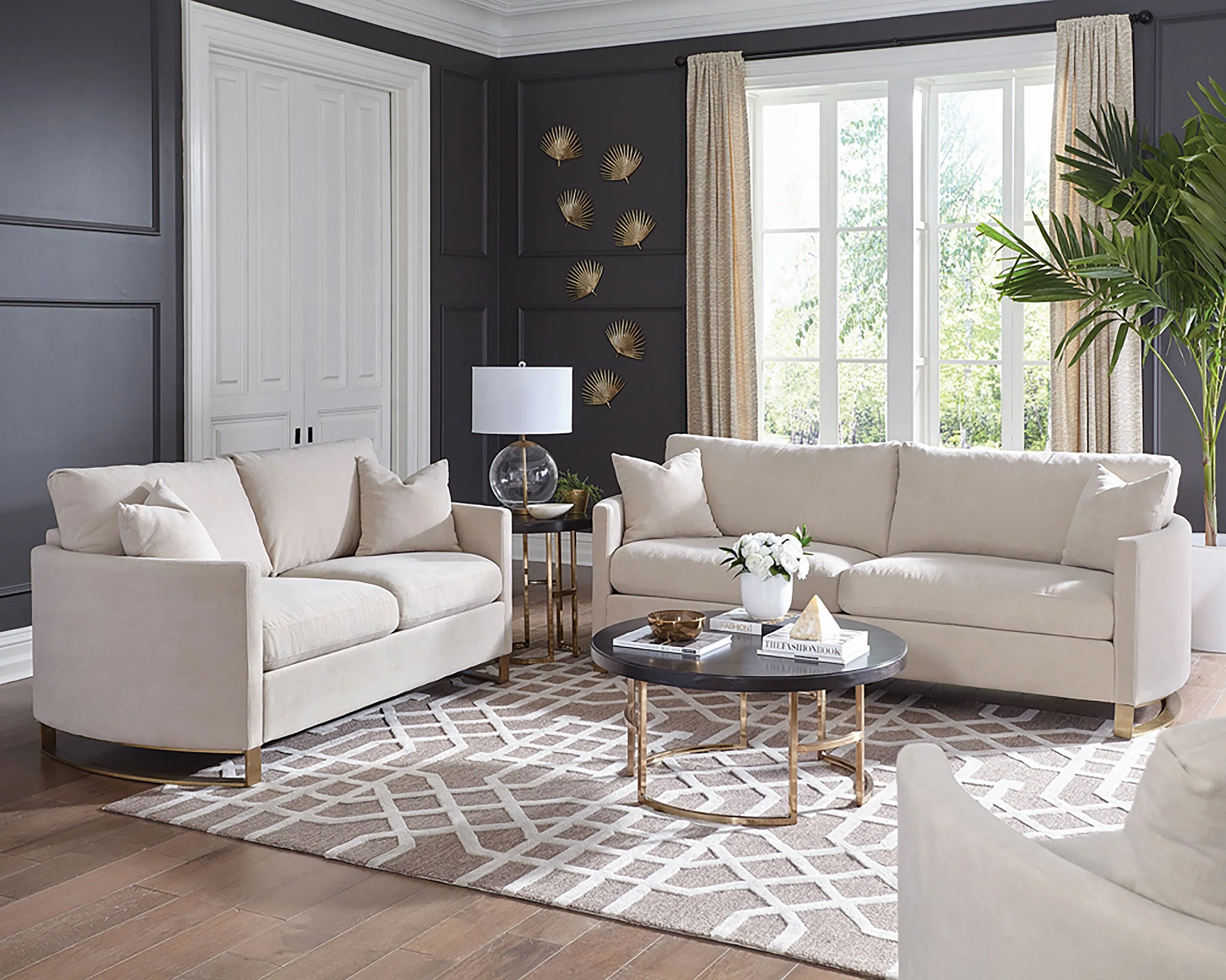 Corliss Upholstered Curved Track Arm Sofa - Image 24