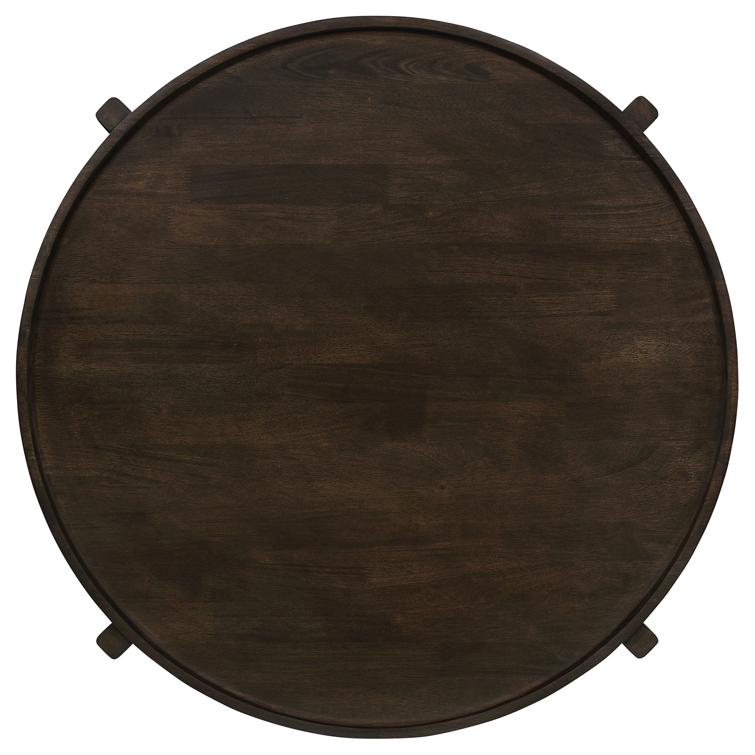 Cota Solid Wood Coffee and End Table Set Dark Brown - Image 22