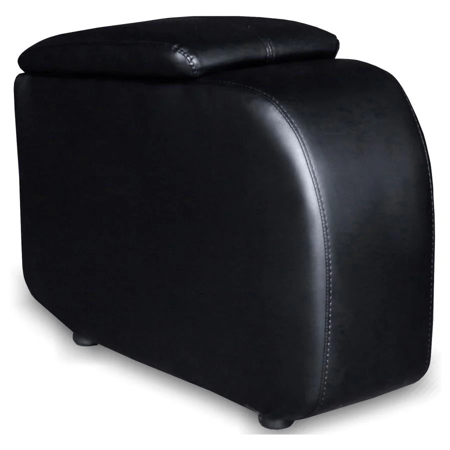 Cyrus Upholstered Home Theater Storage Wedge Console - Image 7