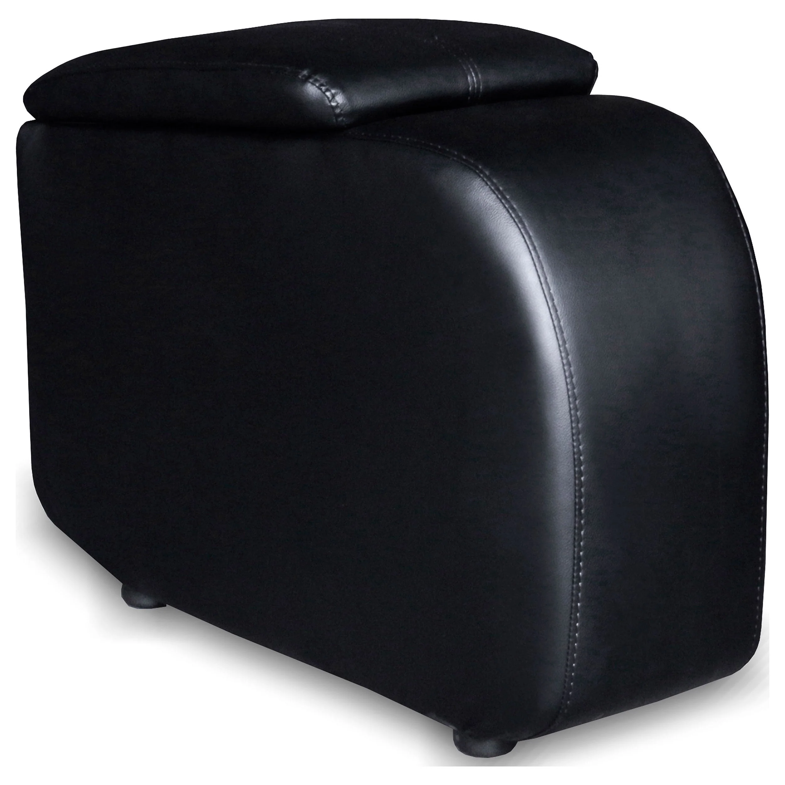 Cyrus Upholstered Home Theater Storage Wedge Console - Image 71