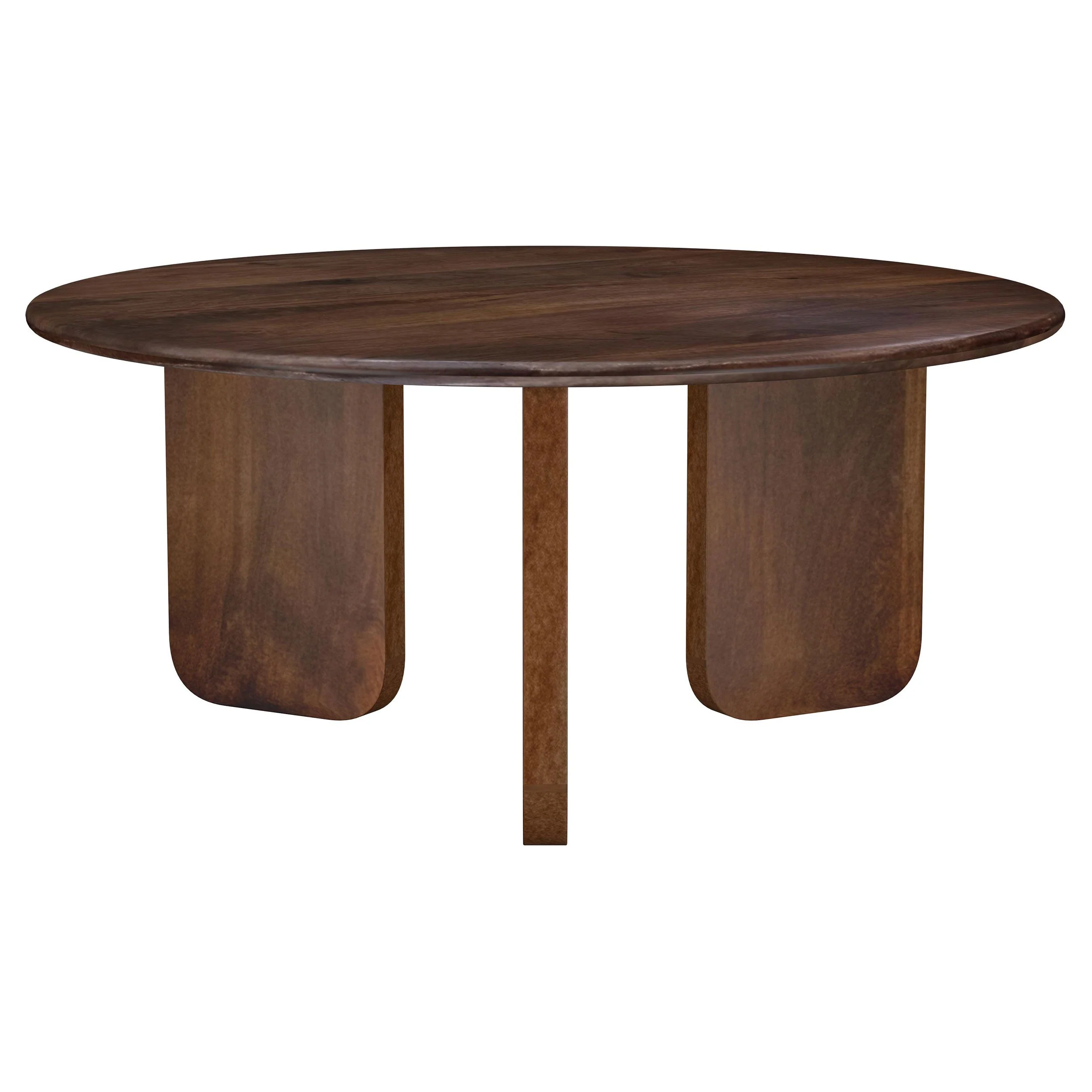 Dale Solid Wood Coffee and End Table Set Brown - Image 13