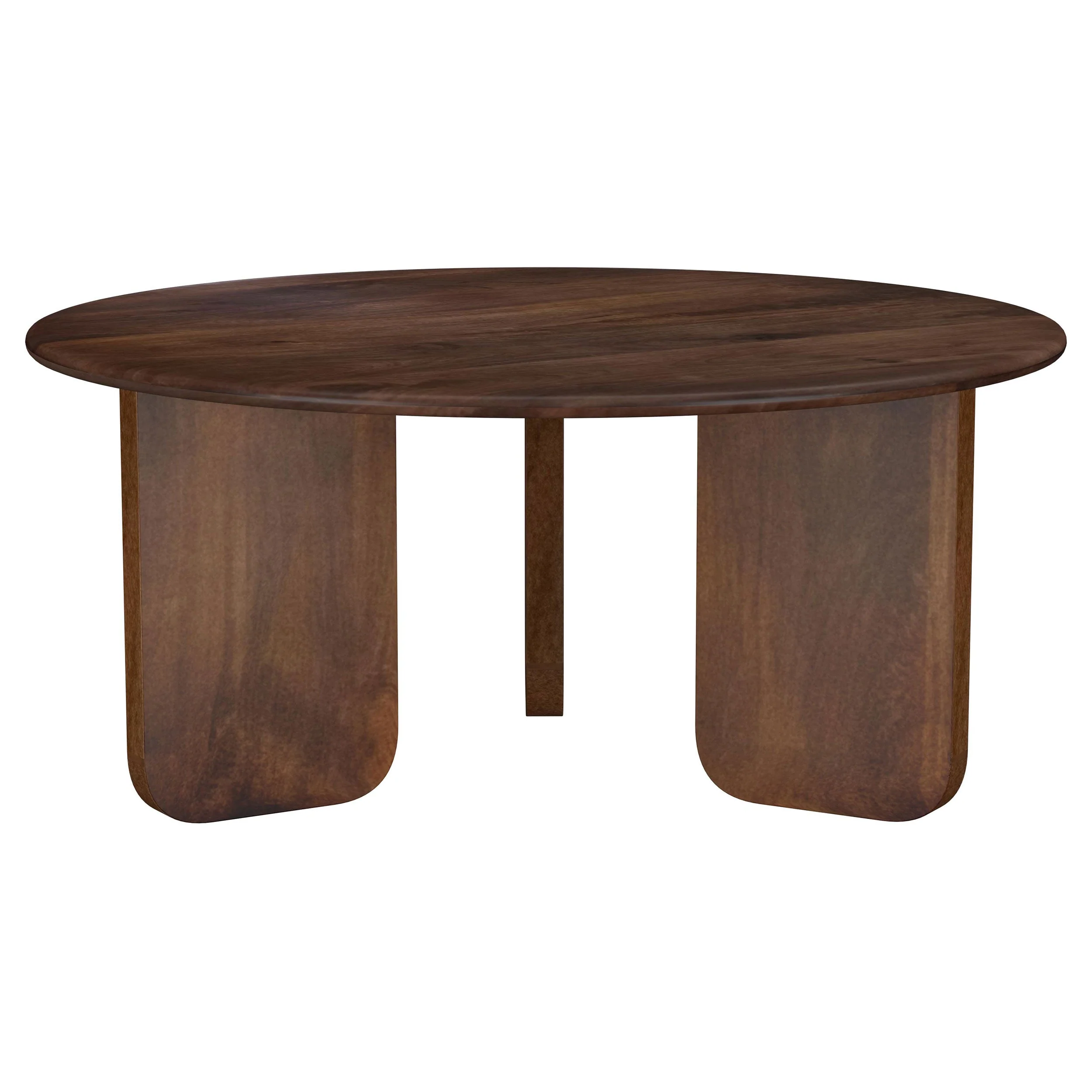 Dale Solid Wood Coffee and End Table Set Brown - Image 14