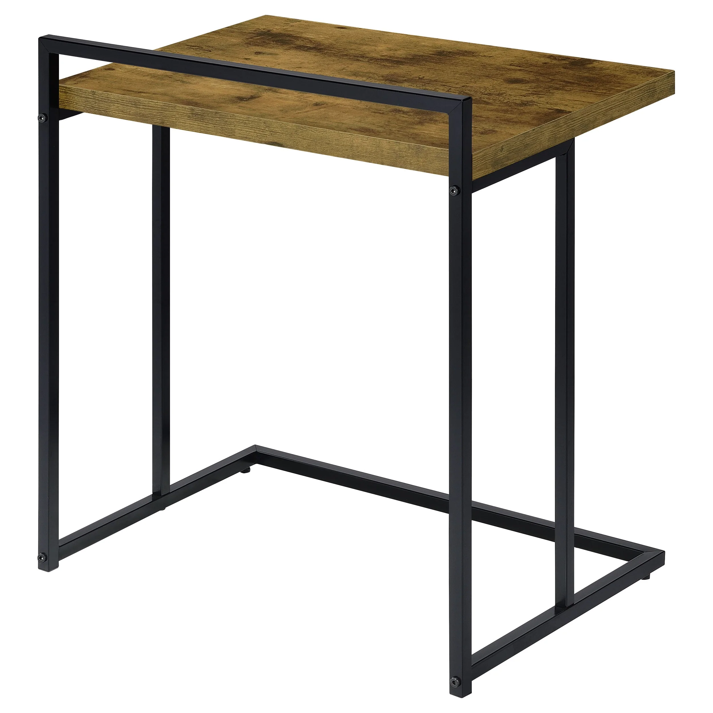 Dani Rectangular C-Shaped Sofa Side Table High Gloss - Image 12