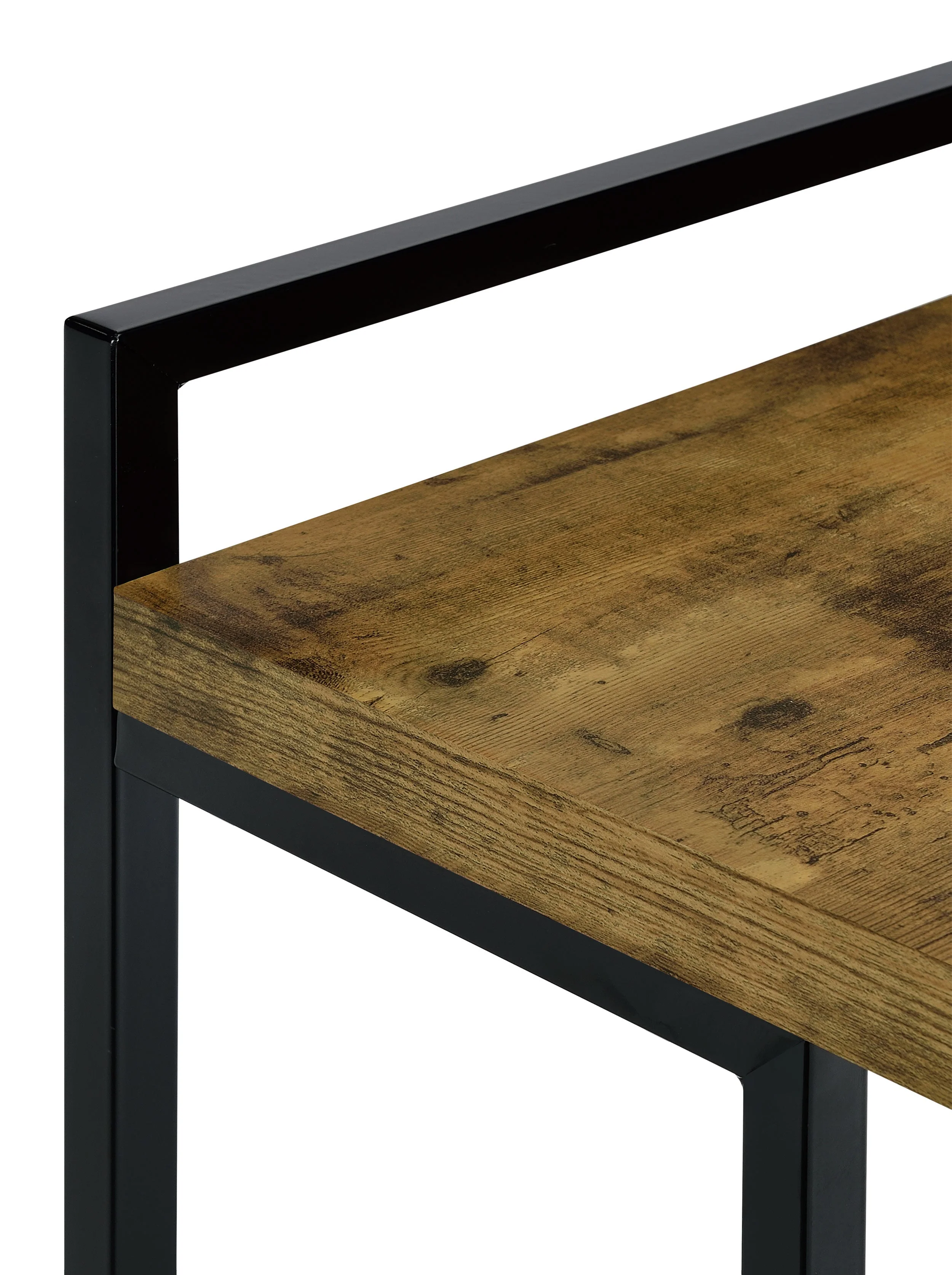 Dani Rectangular C-Shaped Sofa Side Table High Gloss - Image 14