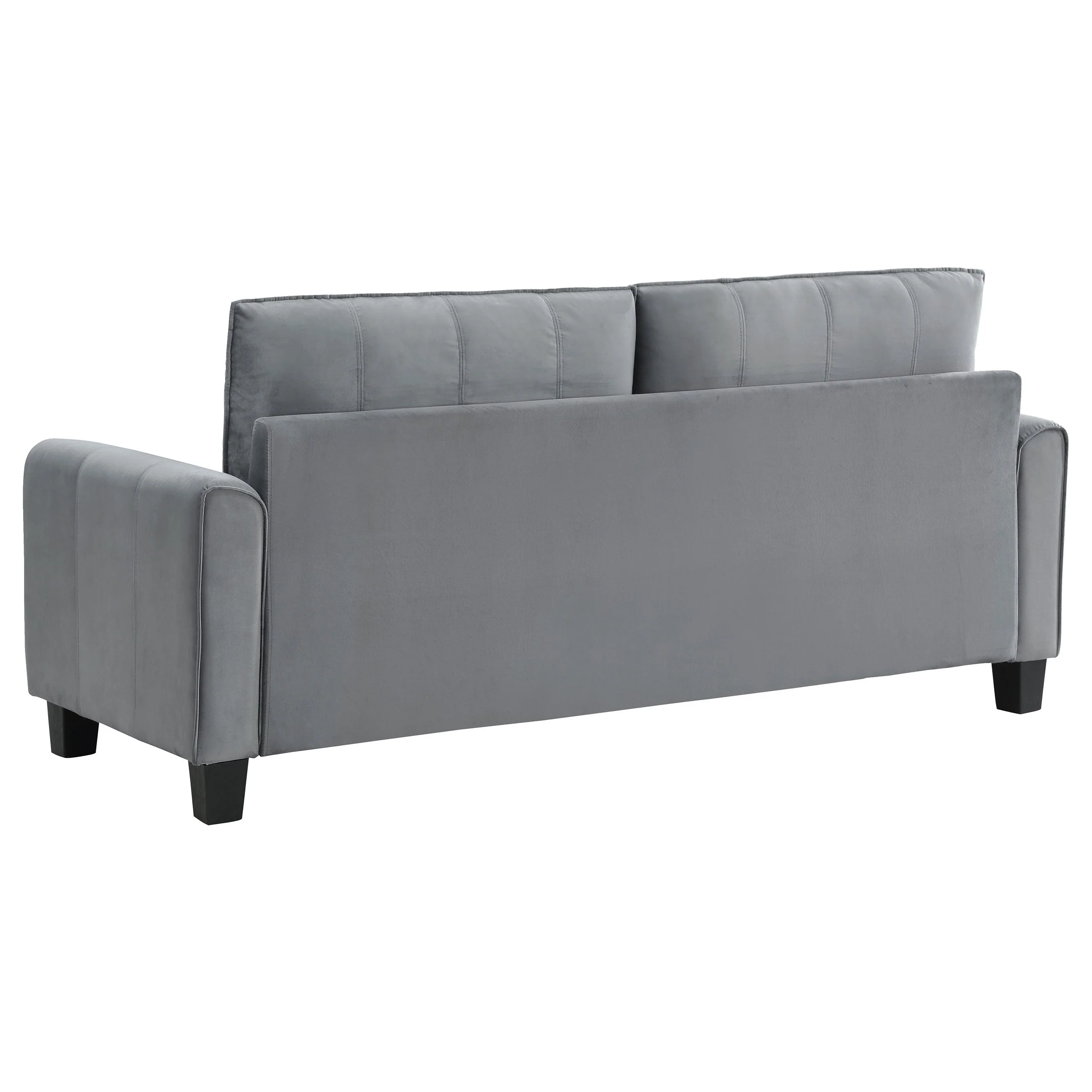 Davis Upholstered Rolled Arm Sofa Grey - Image 7