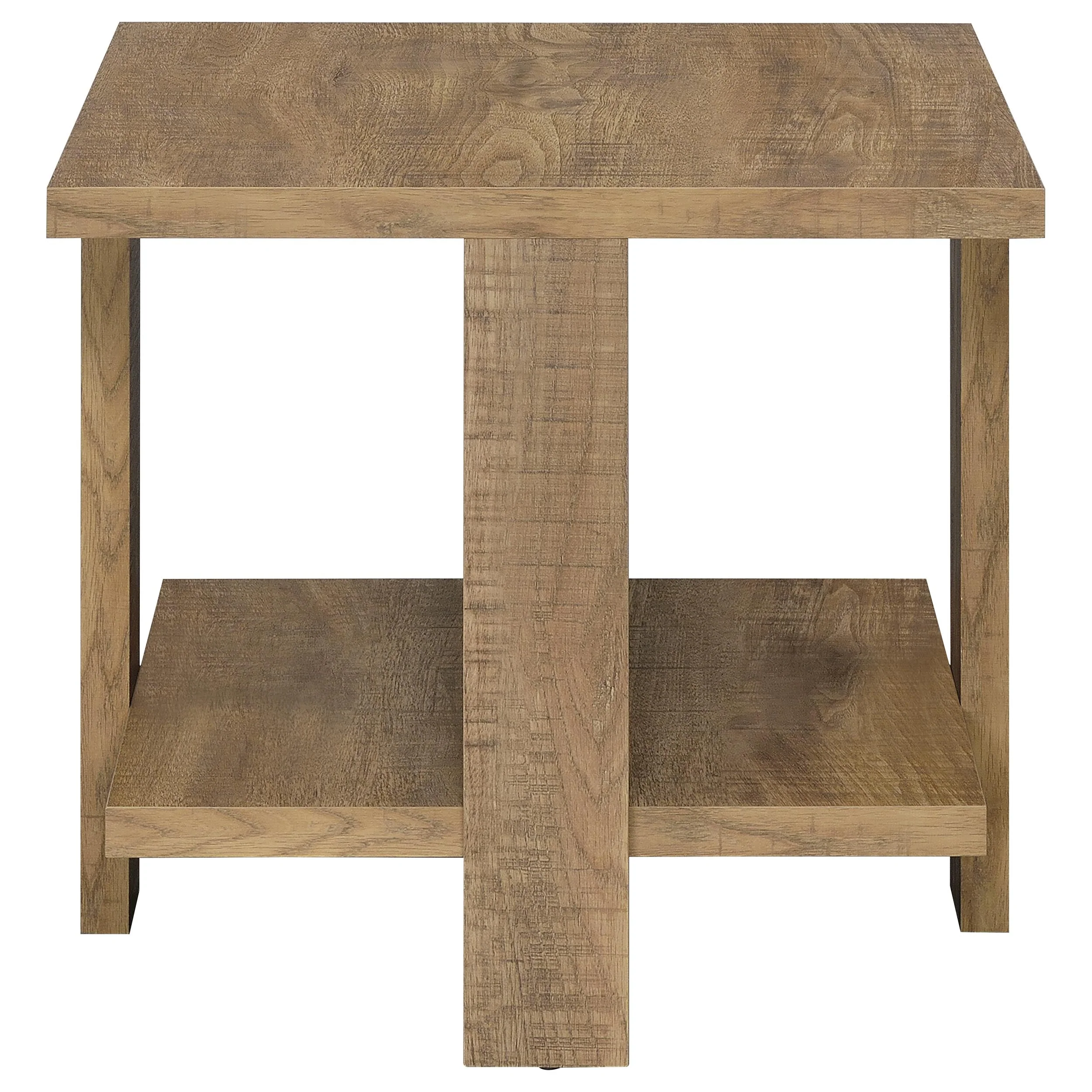 Dawn Round Coffee and End Table Set Mango Brown - Image 11