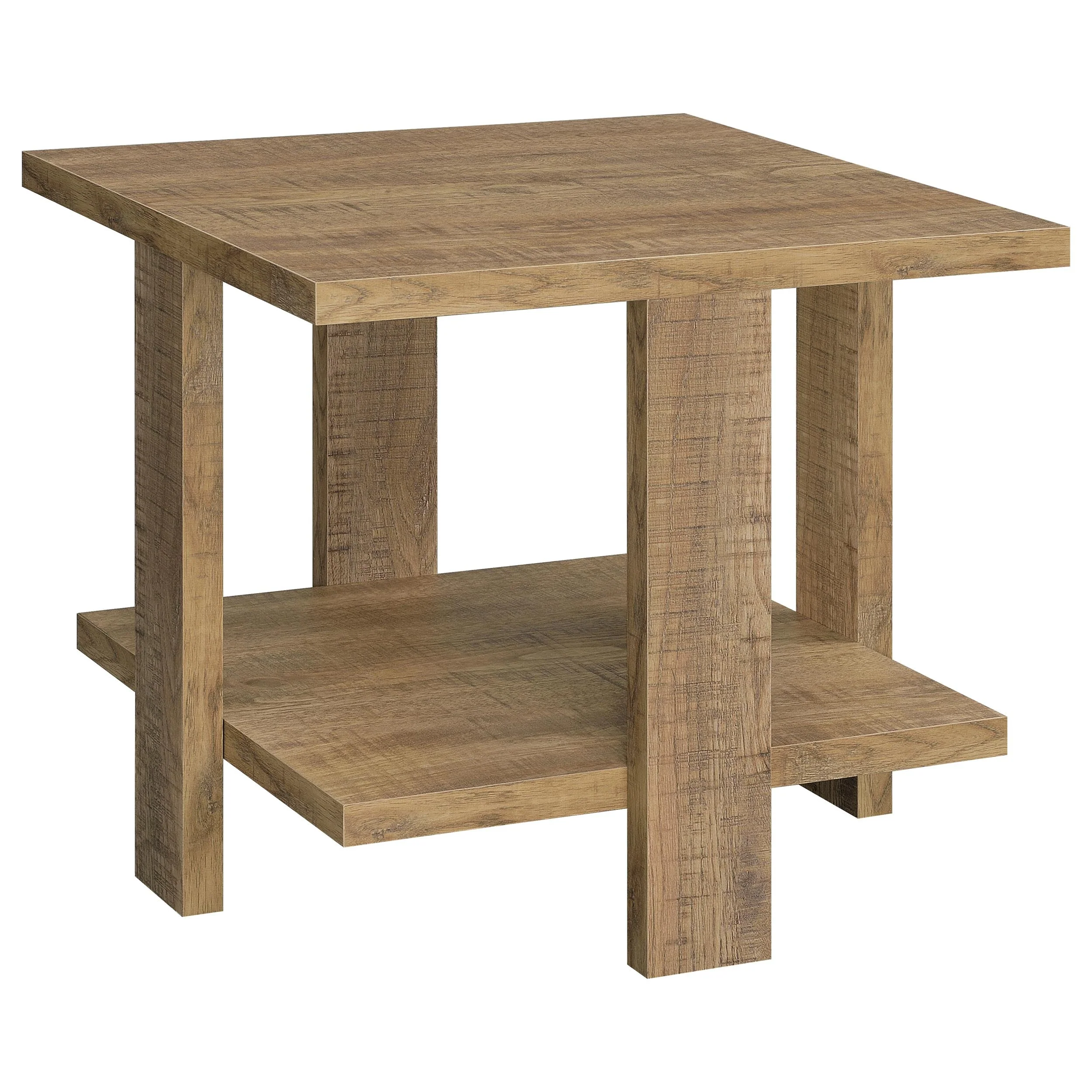 Dawn Round Coffee and End Table Set Mango Brown - Image 8