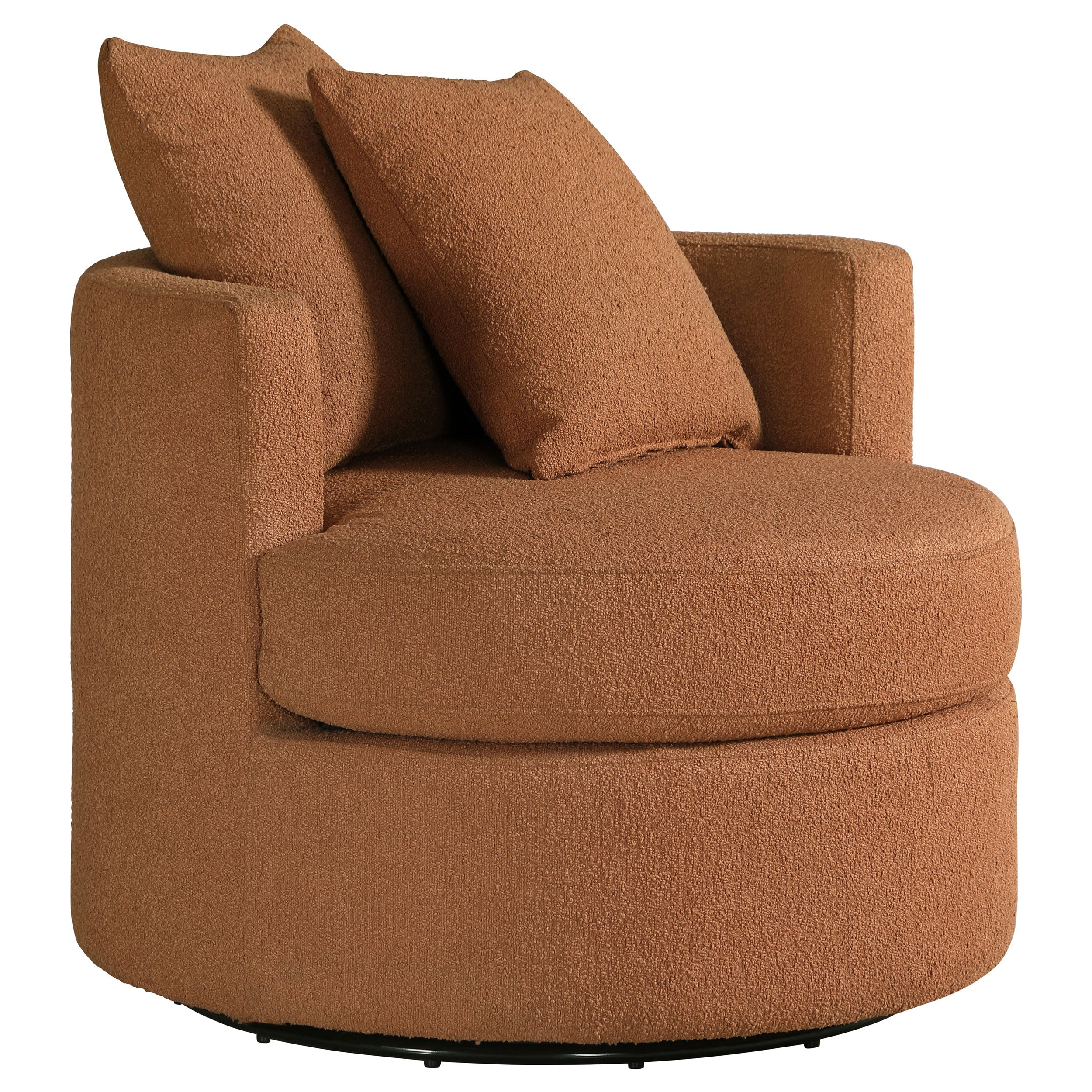 Debbie Upholstered Swivel Accent Chair - Image 4