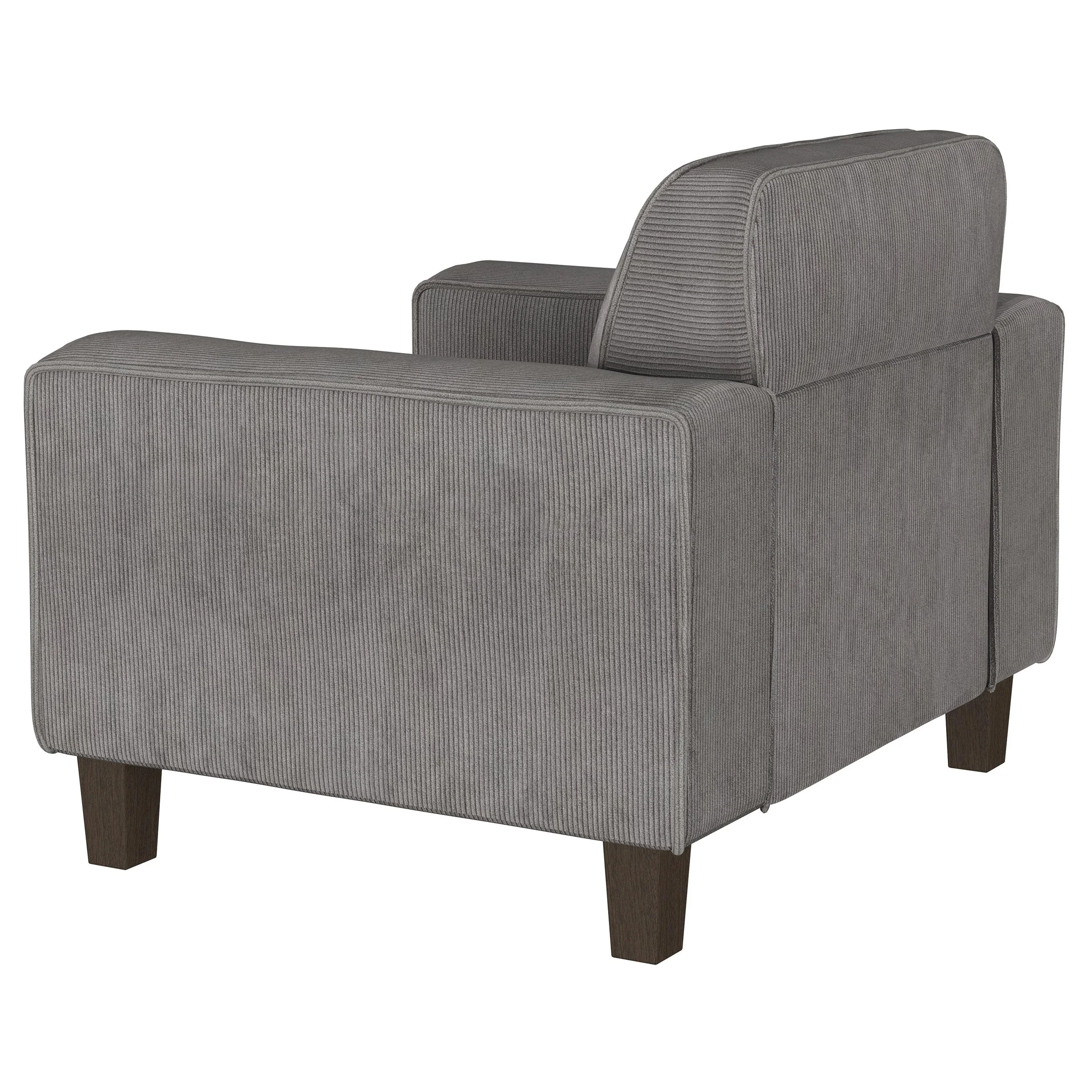 Deerhurst Upholstered Track Arm Tufted Accent Chair - Image 14